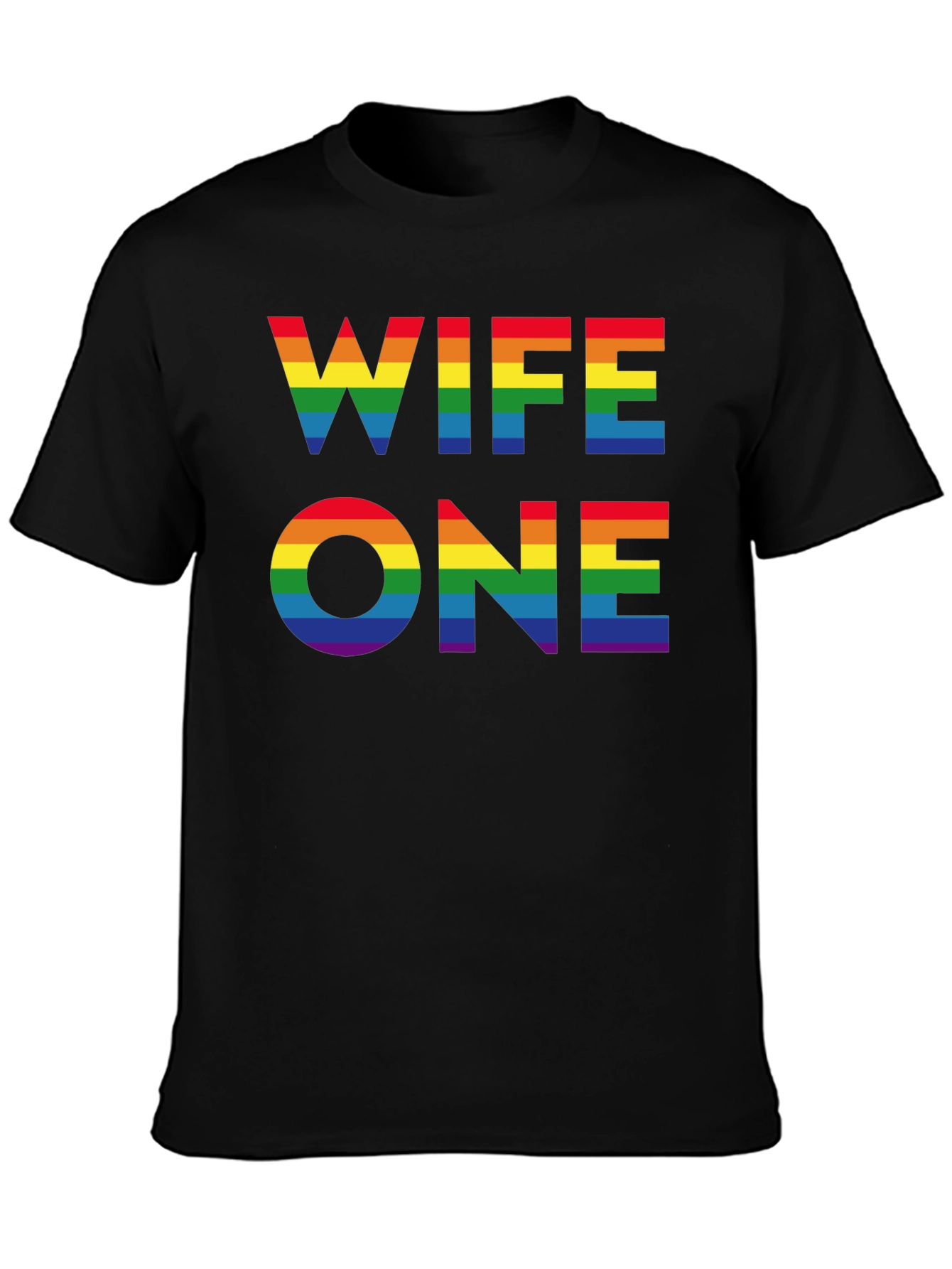 Wife One Rainbow LGBTQ Pride T-Shirt