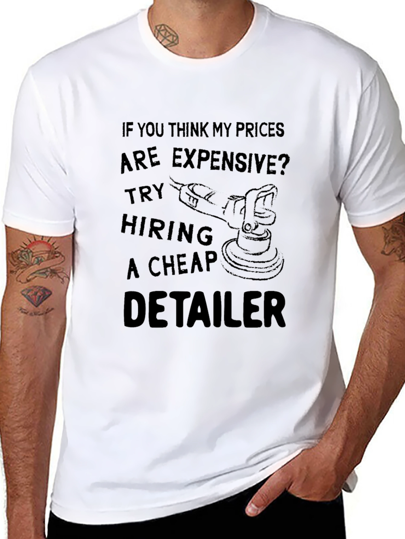 Detailer T-Shirt: Expensive Prices Cheap Detailer