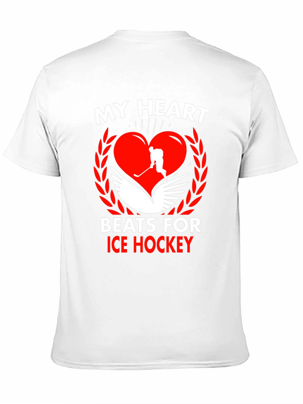 My Heart Beats for Ice Hockey T-Shirt