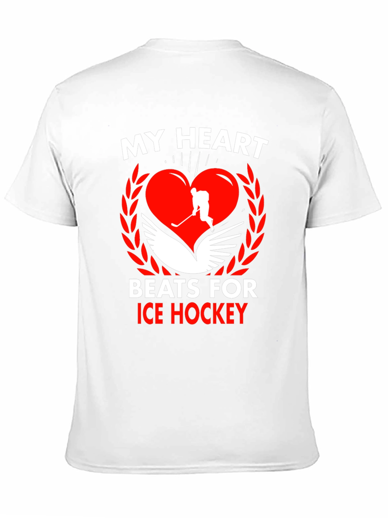 My Heart Beats for Ice Hockey T-Shirt