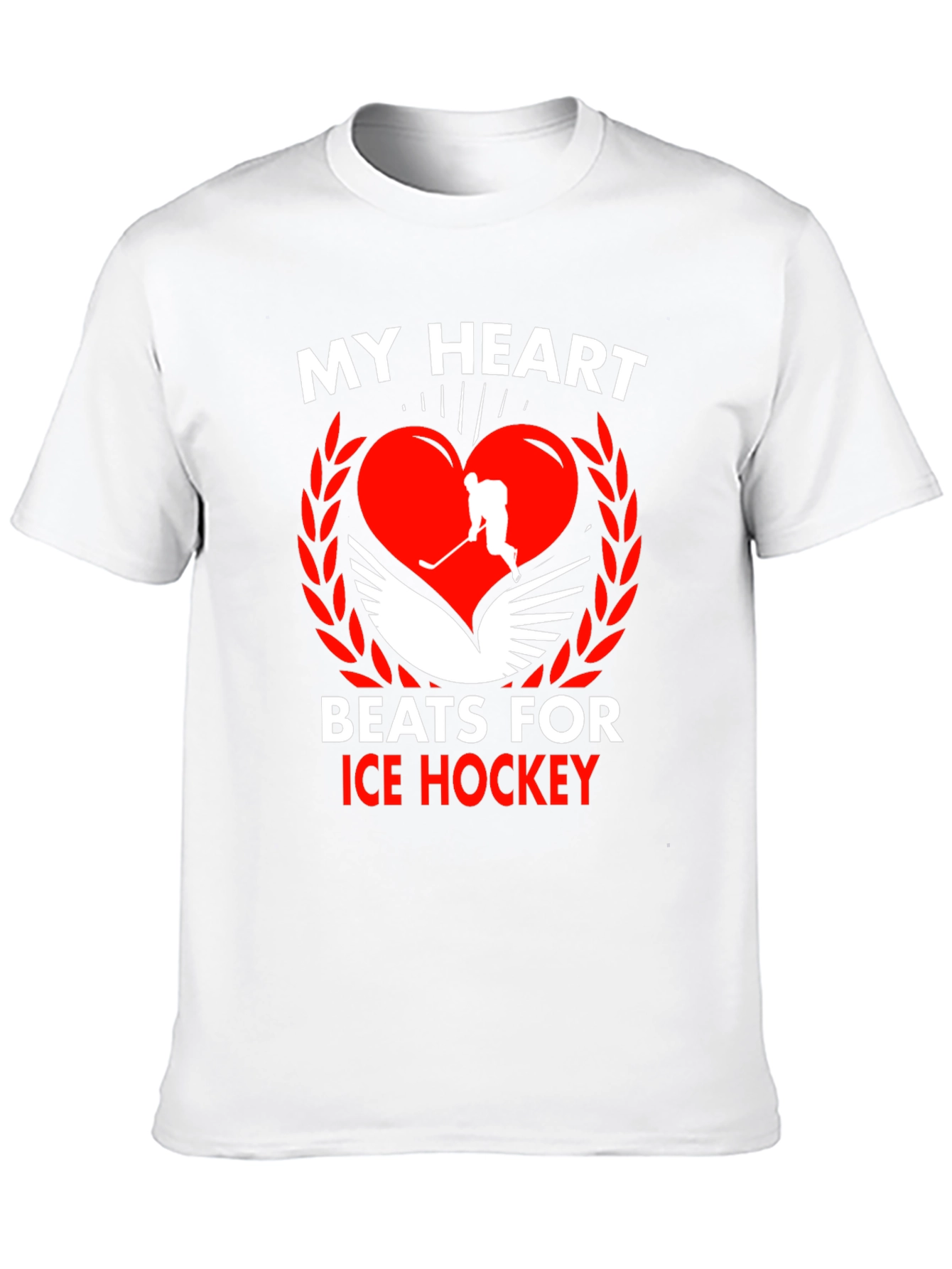 My Heart Beats for Ice Hockey T-Shirt