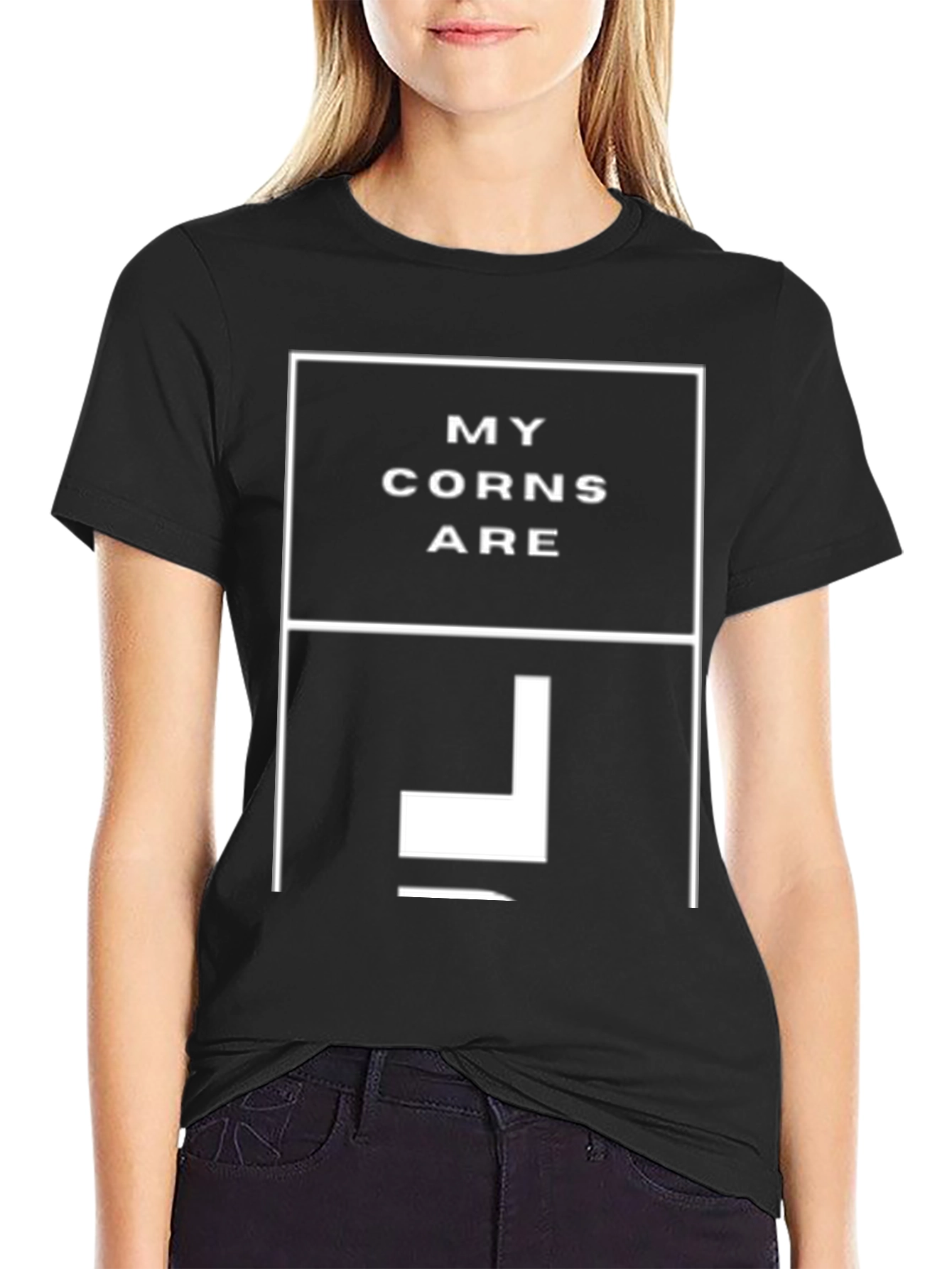 My Corns Are Square T-Shirt Funny Graphic Tee