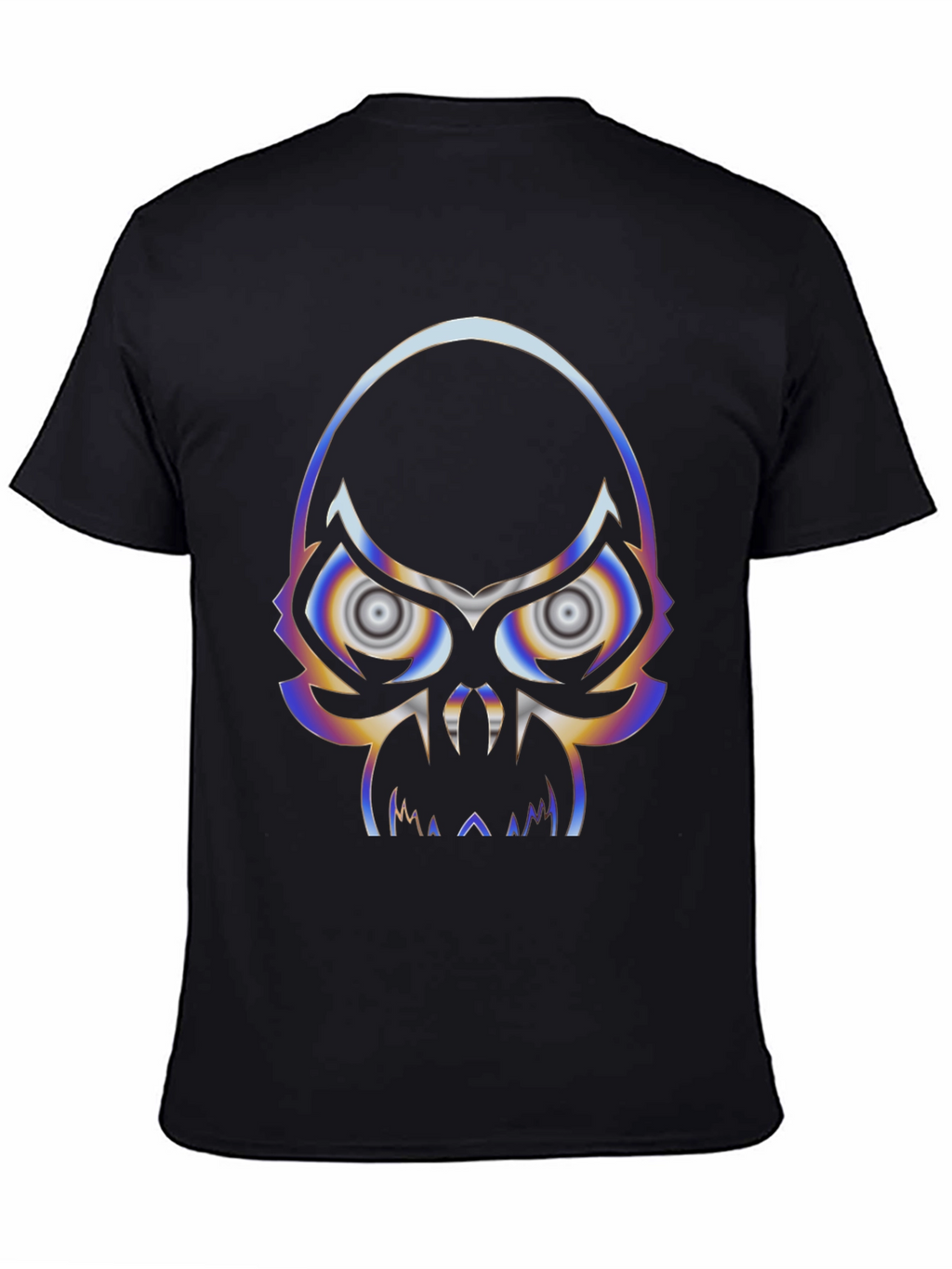 Psychedelic Skull Graphic T-Shirt