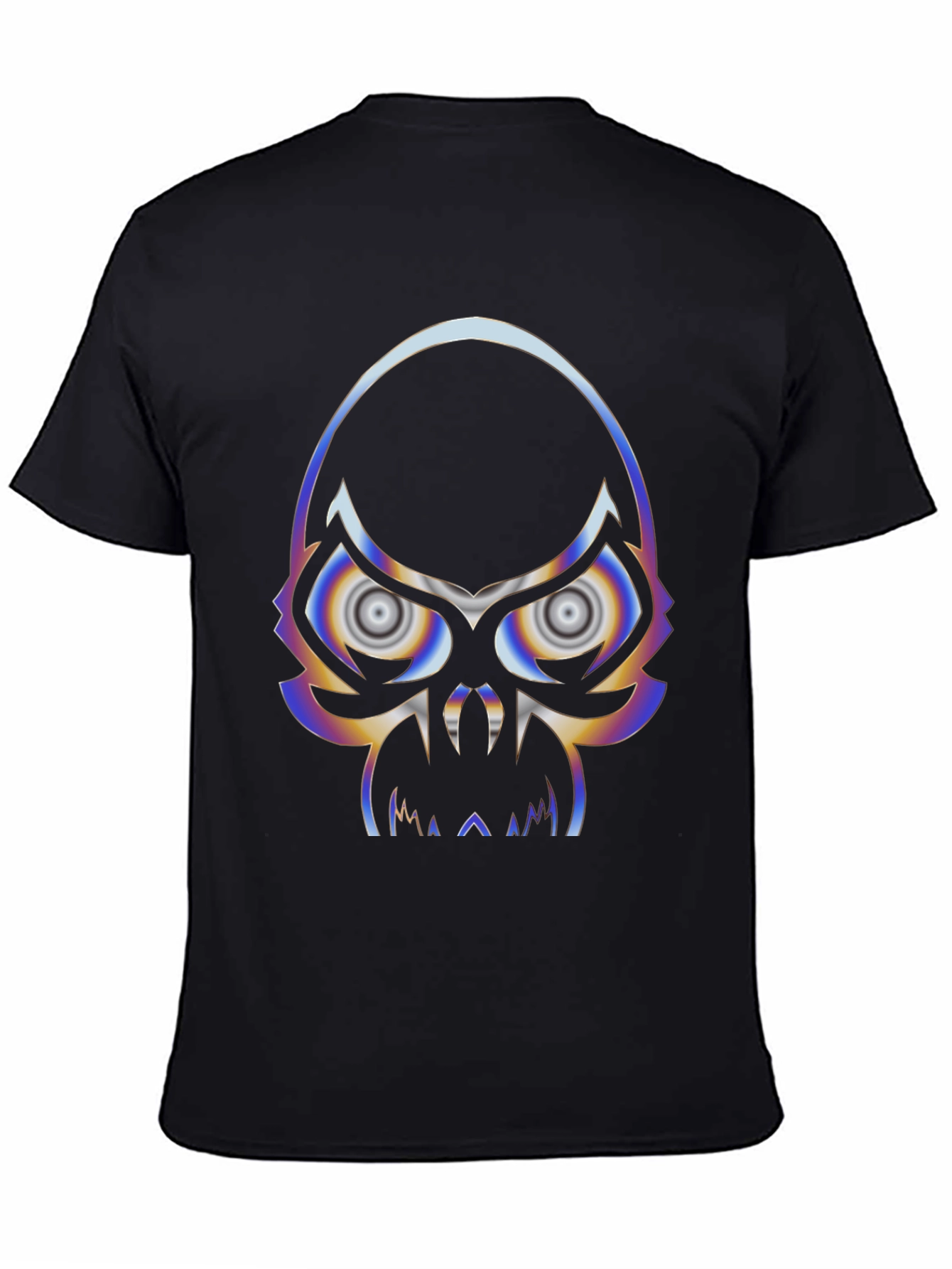 Psychedelic Skull Graphic T-Shirt
