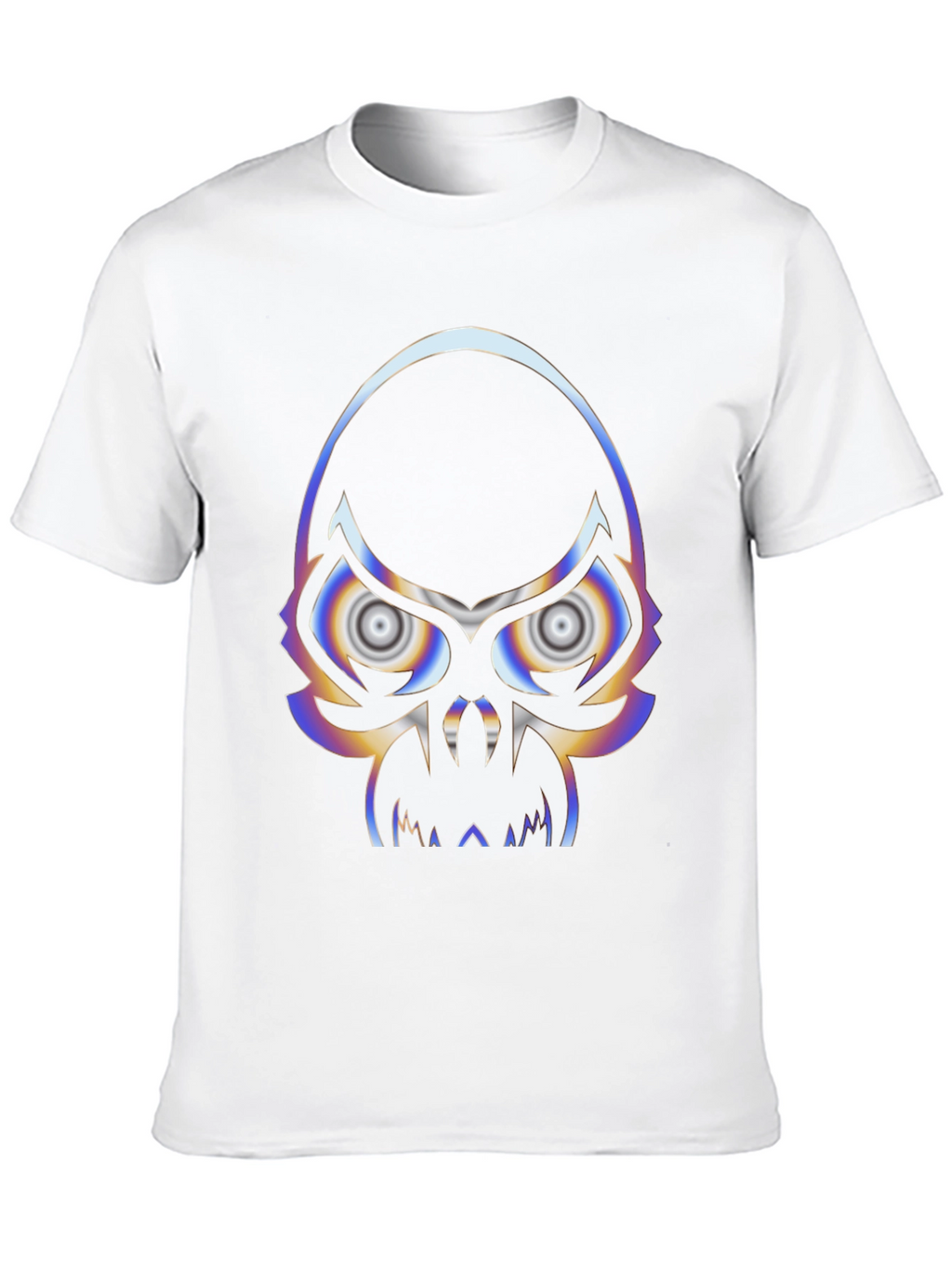 Psychedelic Skull Graphic T-Shirt