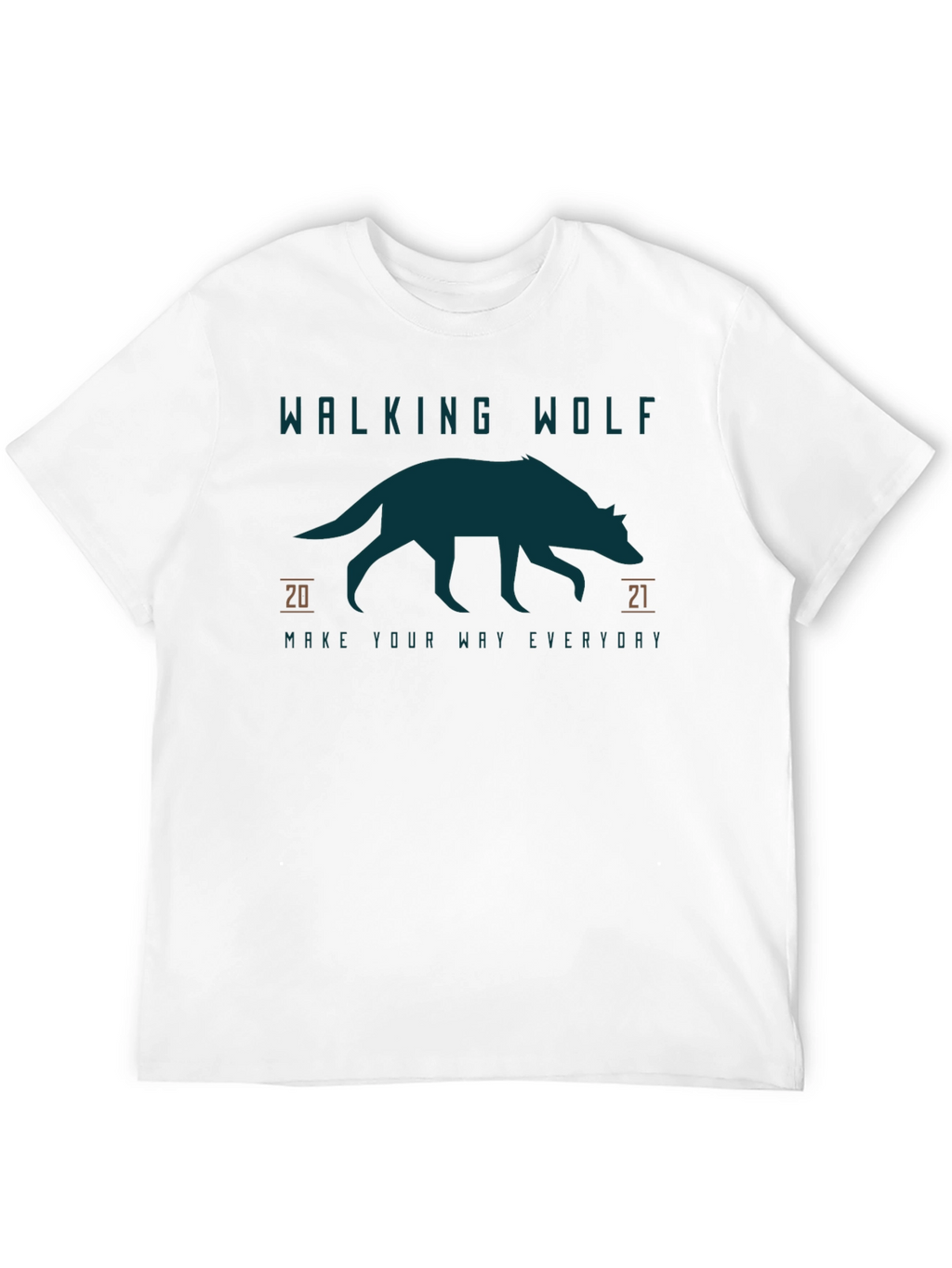 Walking Wolf Graphic Tee - Everyday Style