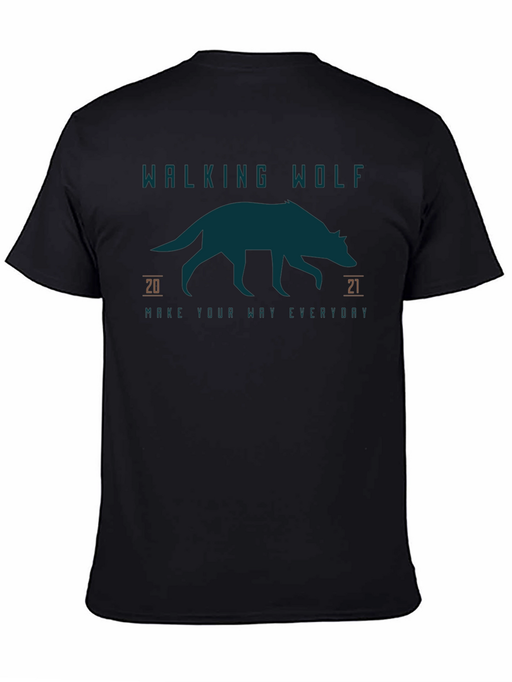 Walking Wolf Graphic Tee - Everyday Style