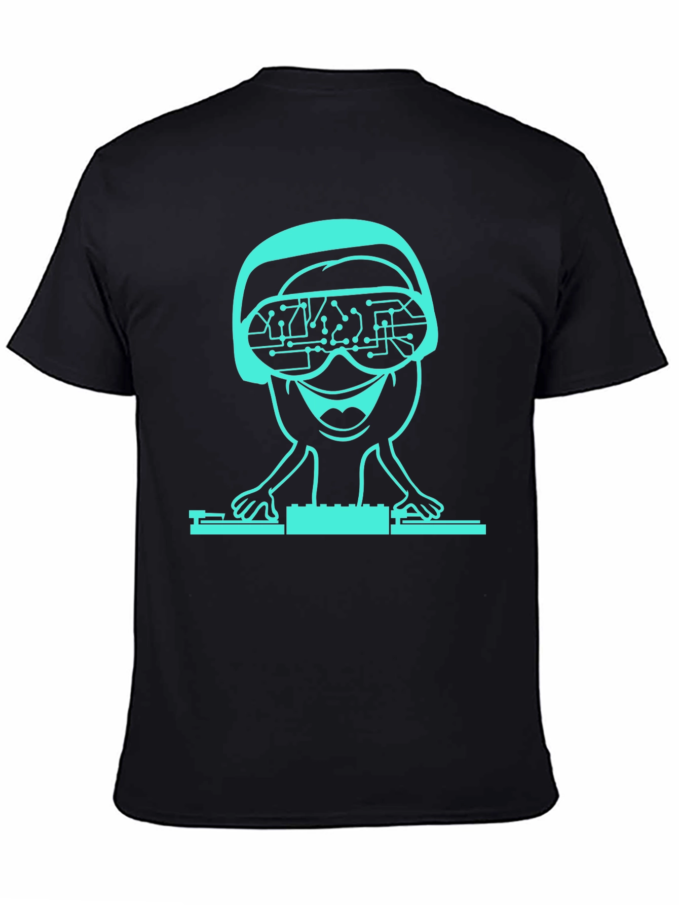 DJ Alien T-Shirt - Tech Headset Graphic Tee