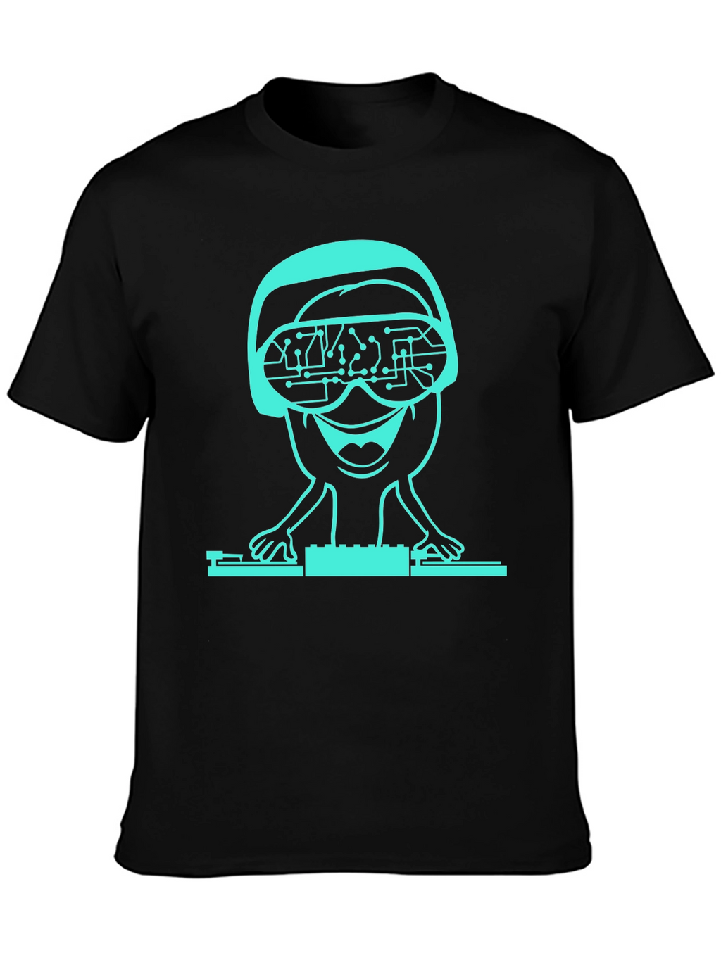 DJ Alien T-Shirt - Tech Headset Graphic Tee