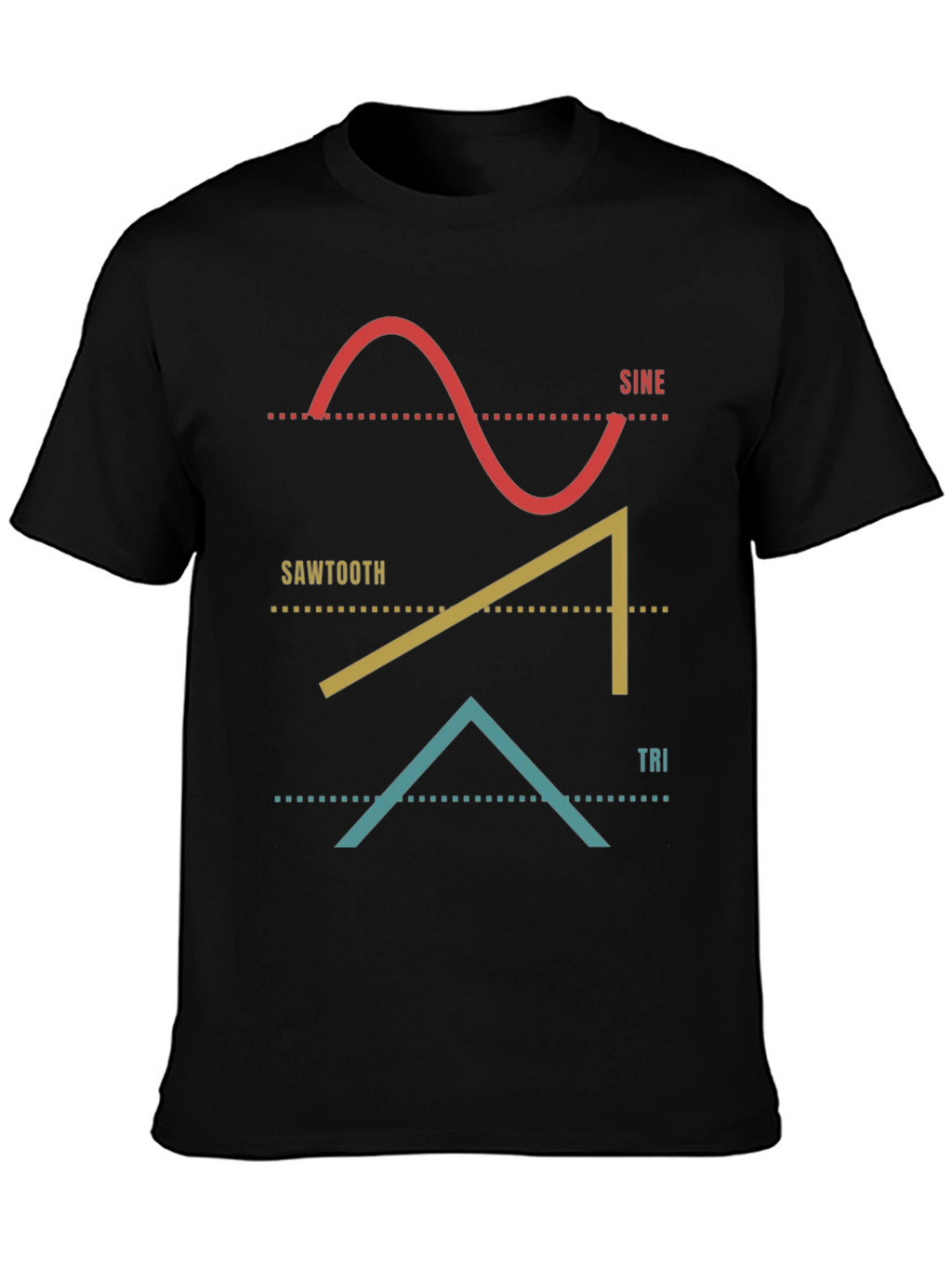 Sine Sawtooth Tri Wave T-Shirt