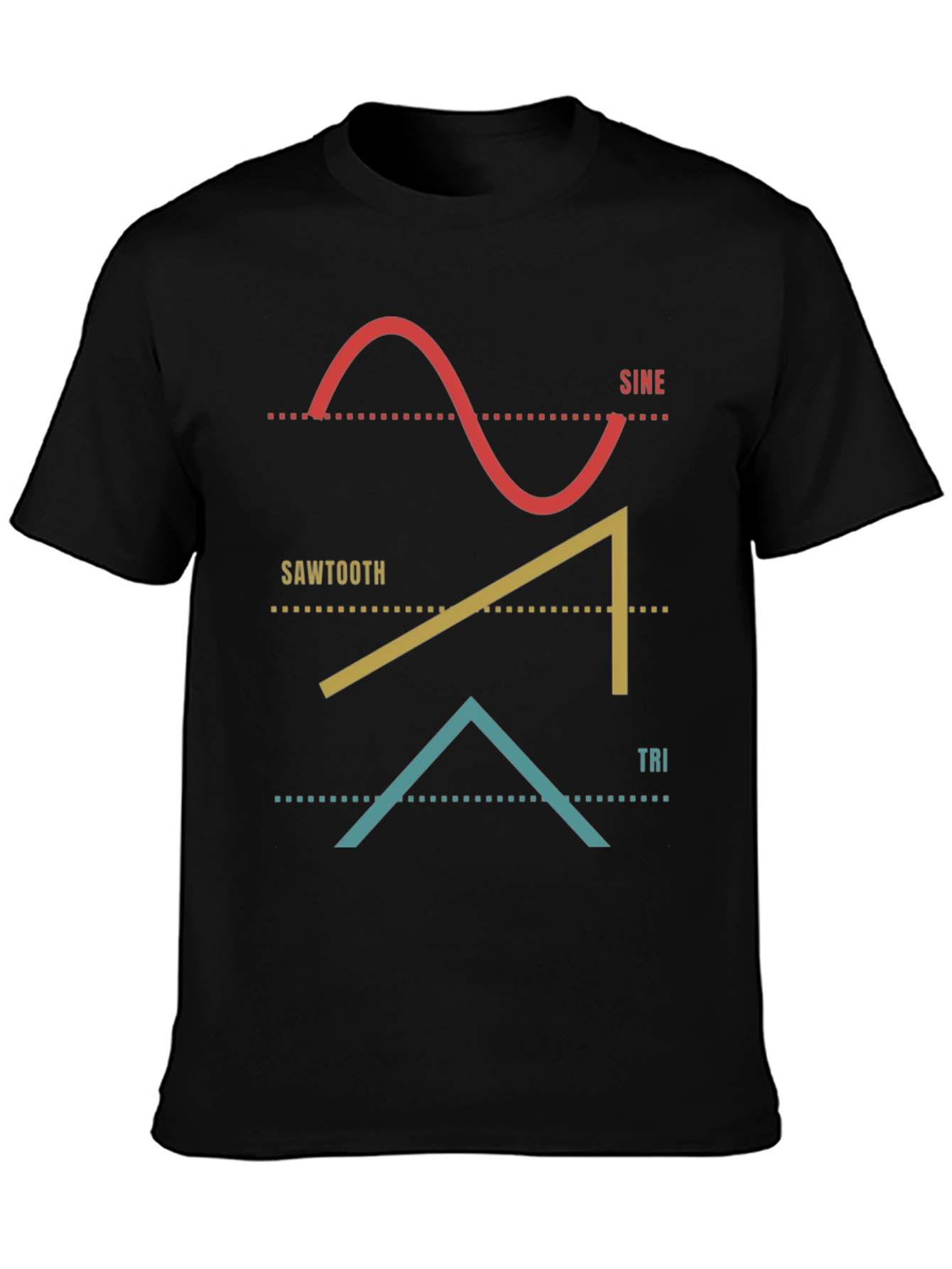 Sine Sawtooth Tri Wave T-Shirt