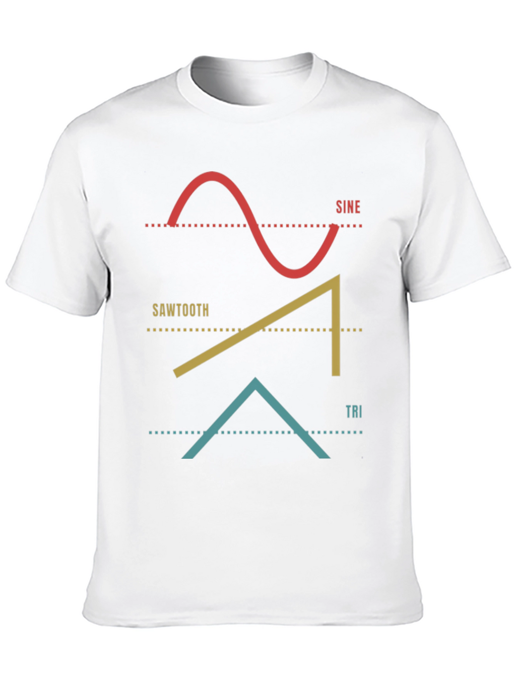Sine Sawtooth Tri Wave T-Shirt