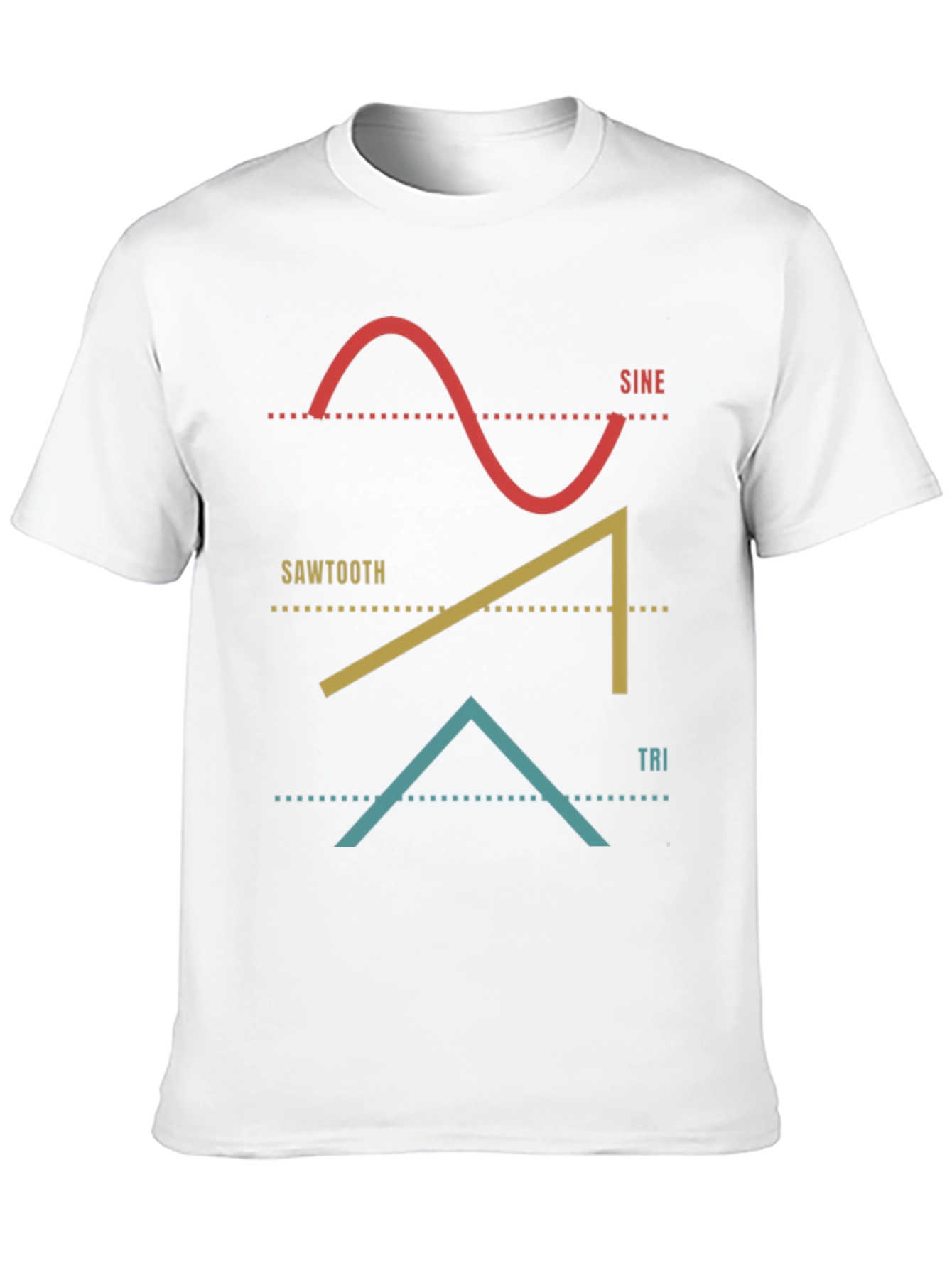 Sine Sawtooth Tri Wave T-Shirt