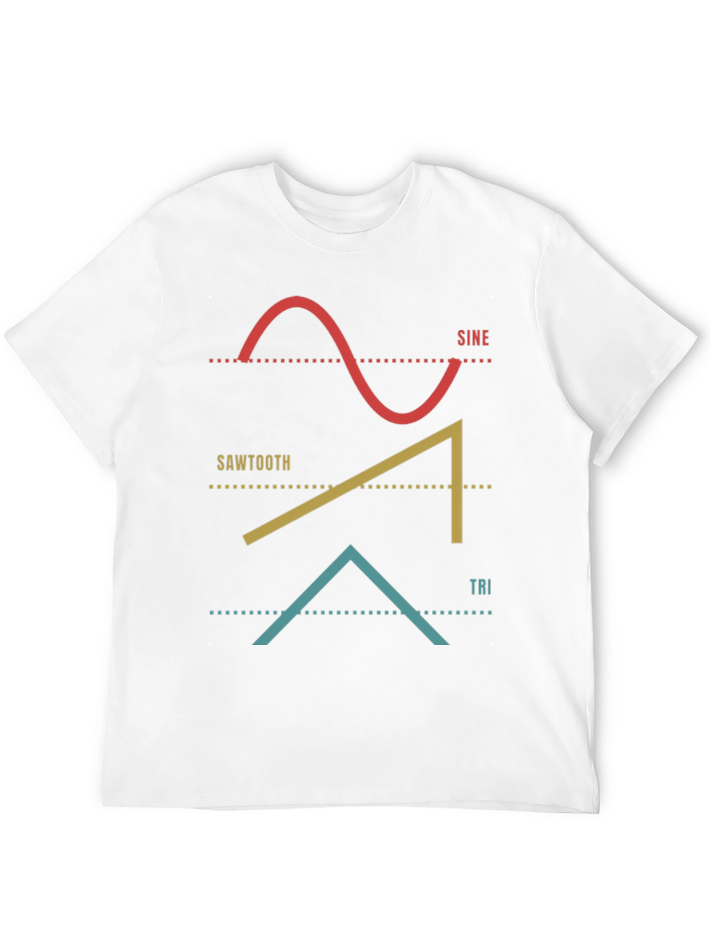 Sine Sawtooth Tri Wave T-Shirt