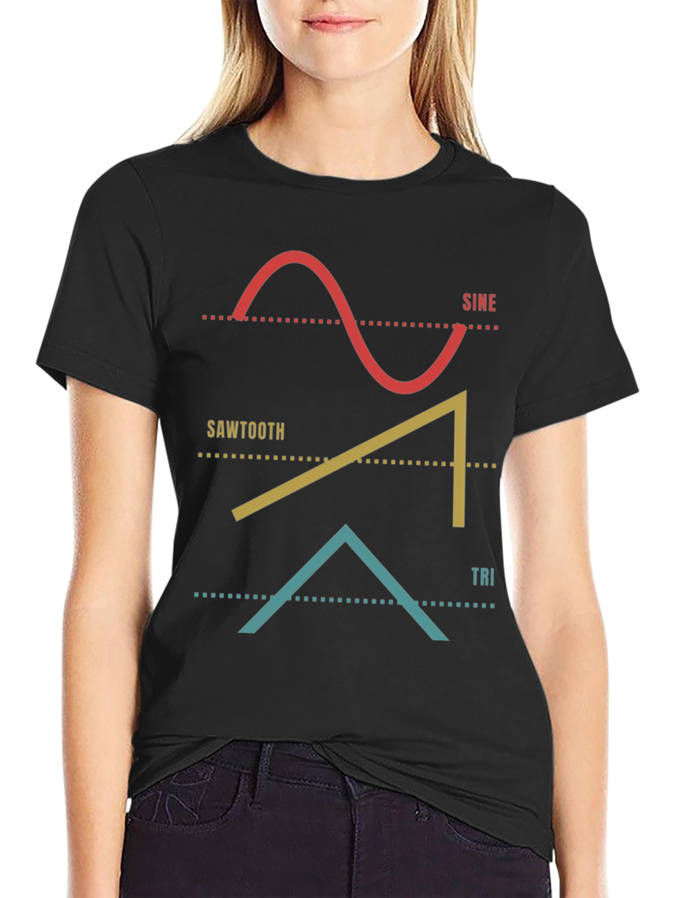Sine Sawtooth Tri Wave T-Shirt