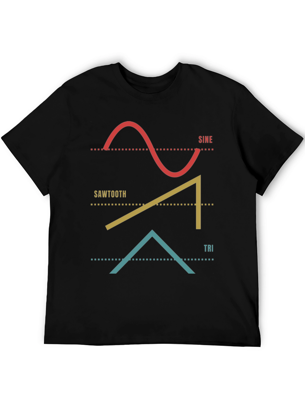 Sine Sawtooth Tri Wave T-Shirt