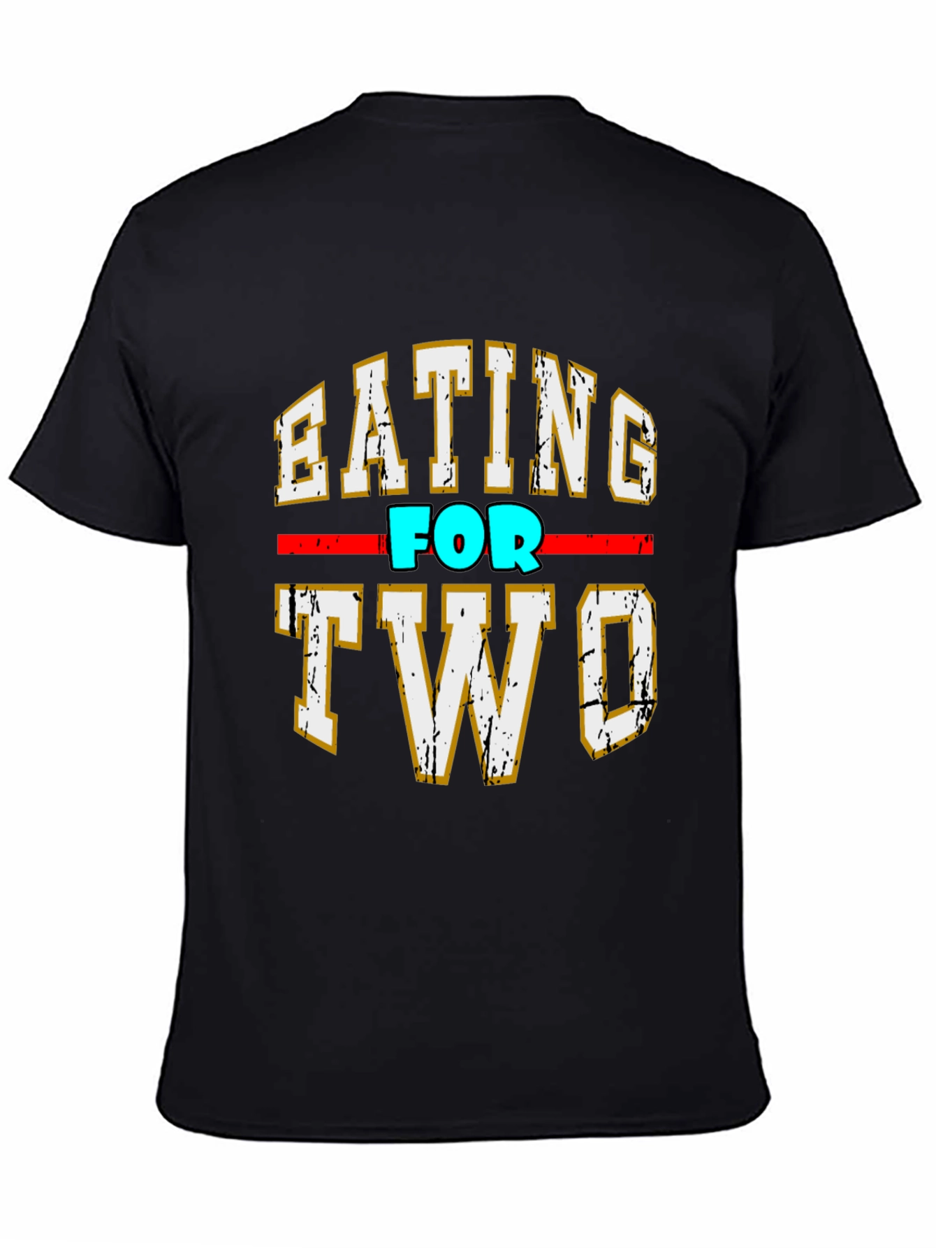 Eating For Two Graphic Tee - Pregnancy Announcement Shirt