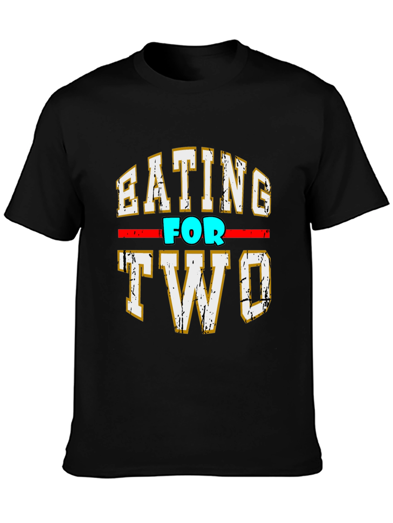 Eating For Two Graphic Tee - Pregnancy Announcement Shirt