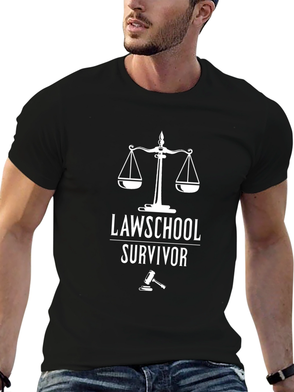 Law School Survivor Black T-Shirt