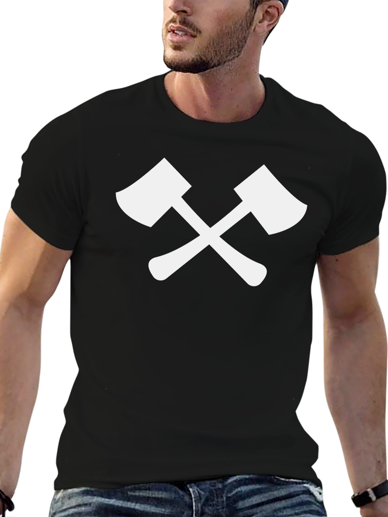 Axe Logo Black T-Shirt