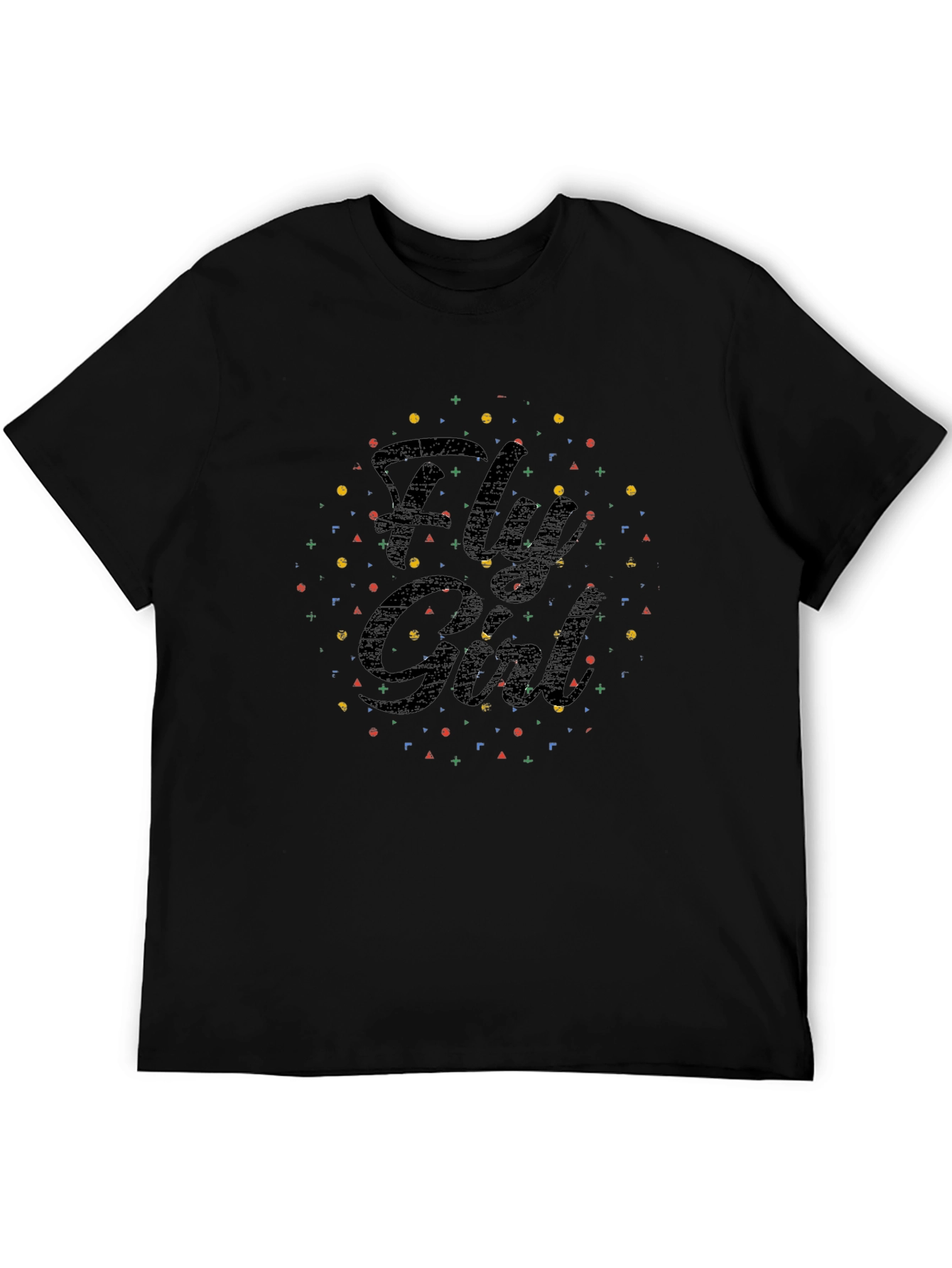 Fly Girl Black Graphic T-Shirt