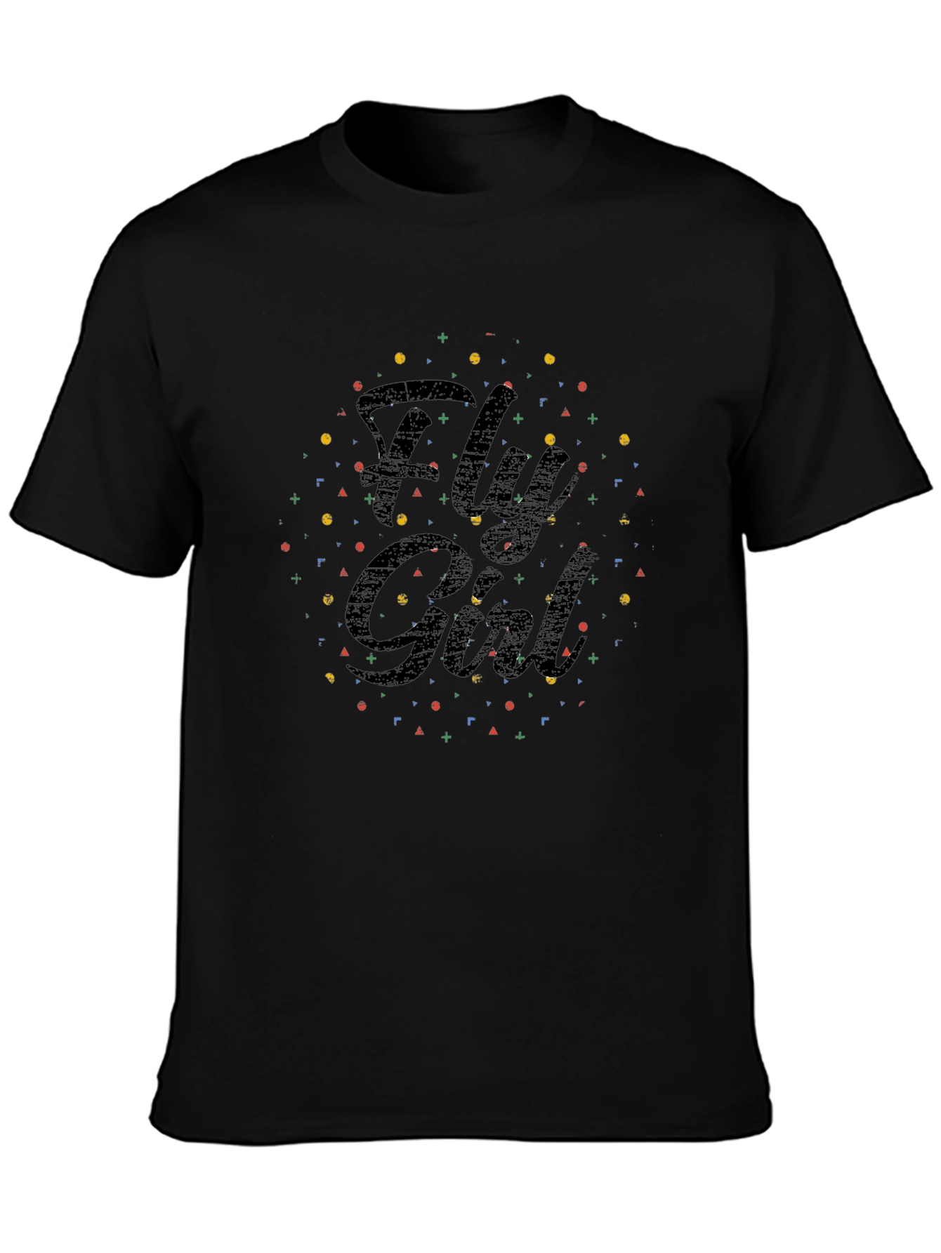 Fly Girl Black Graphic T-Shirt