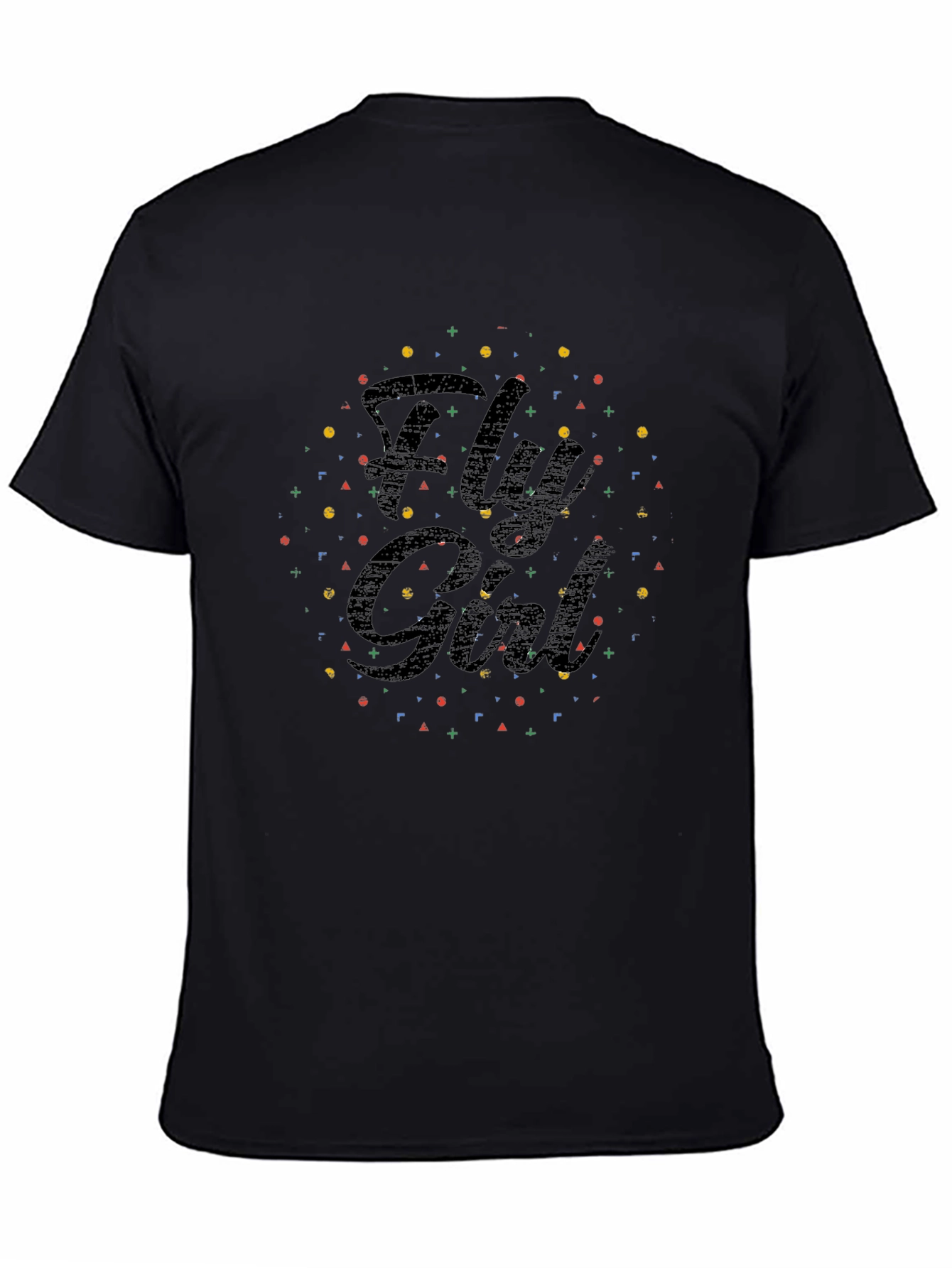 Fly Girl Black Graphic T-Shirt