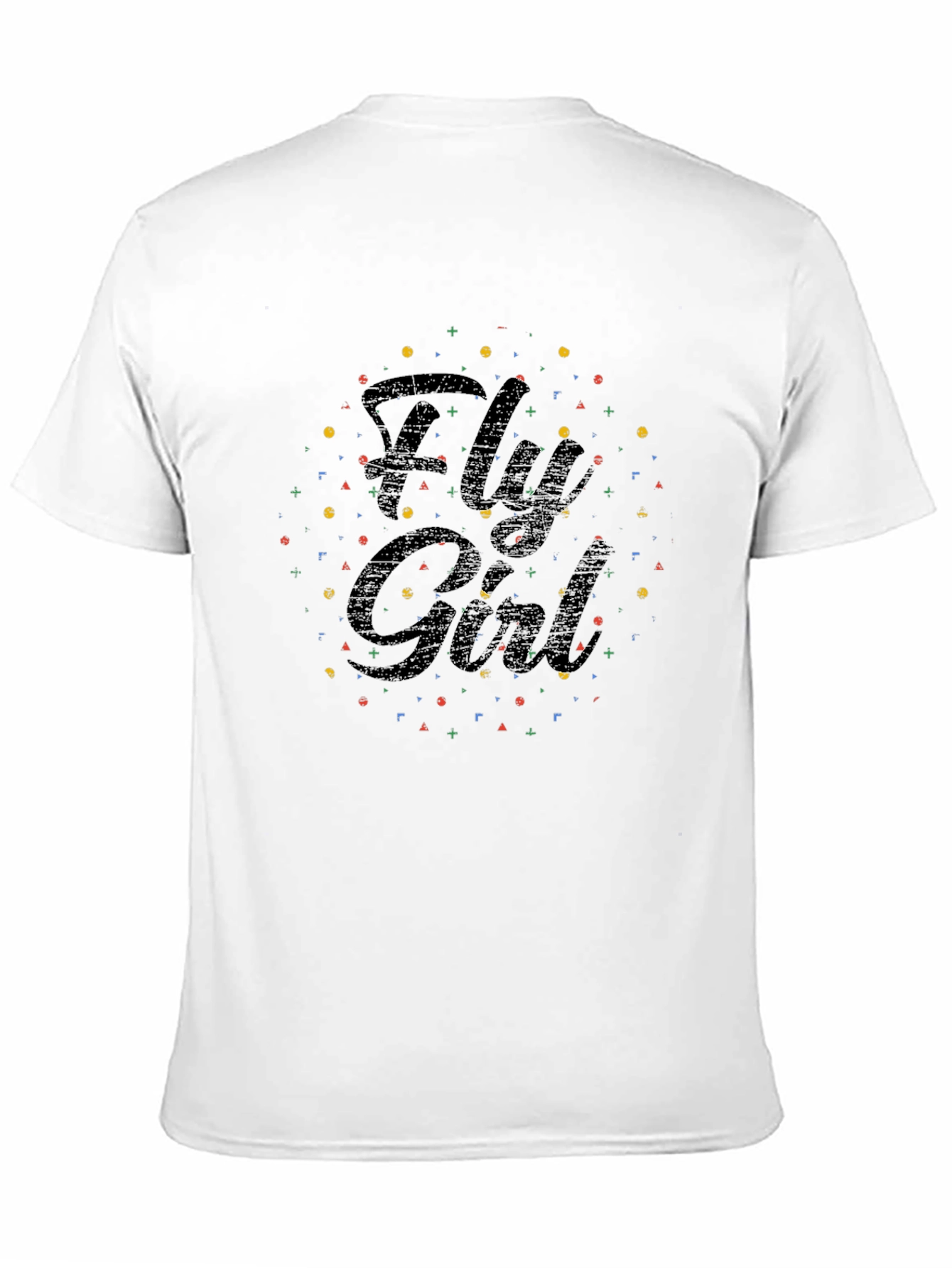 Fly Girl Black Graphic T-Shirt