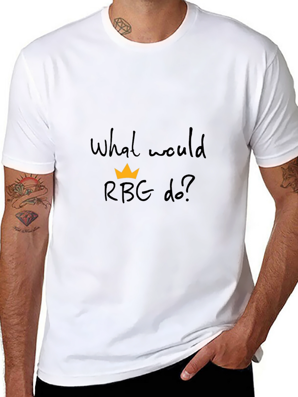 What Would RBG Do? Black T-Shirt