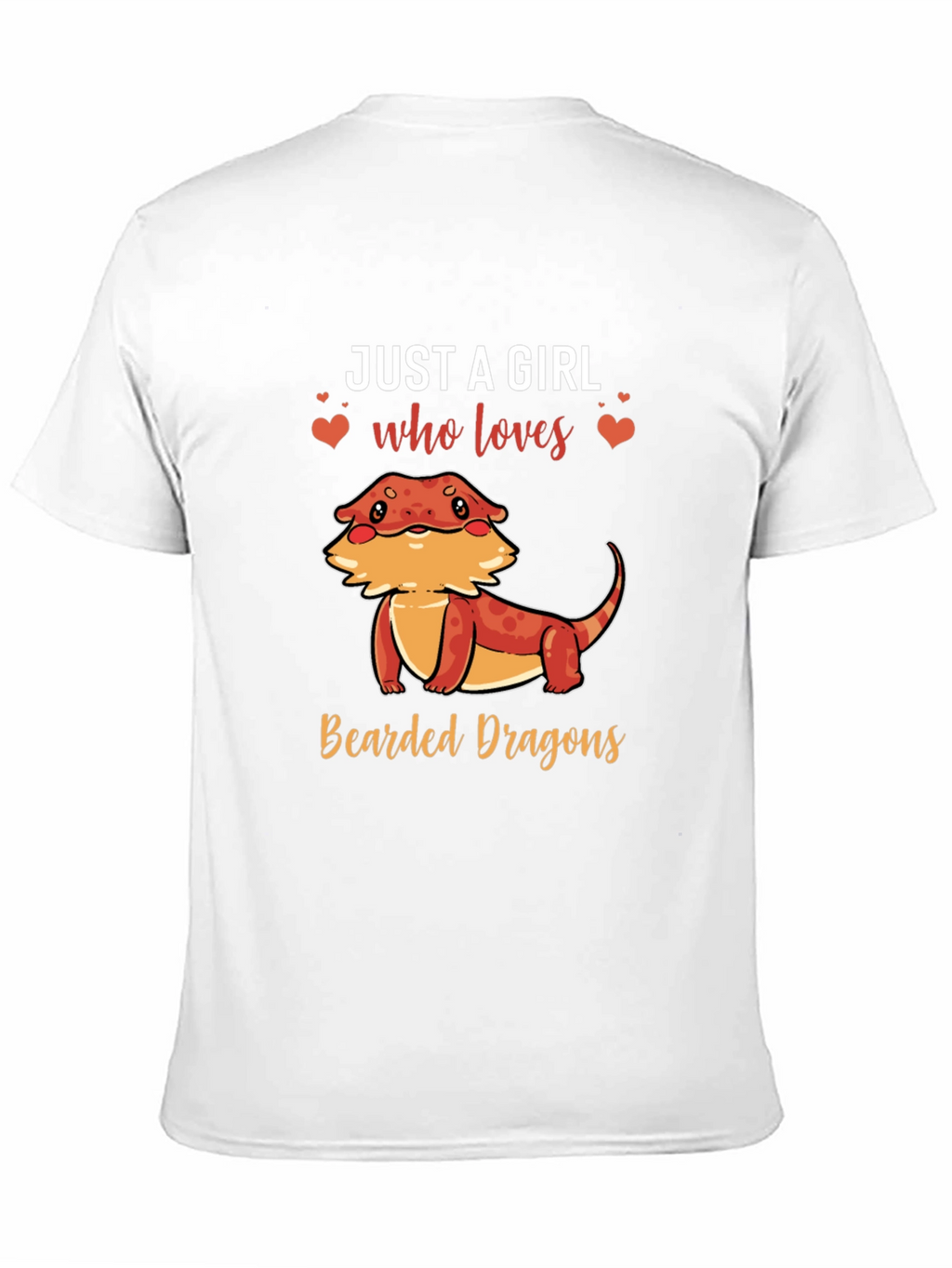 Girls Bearded Dragon T-Shirt Womens Reptile Tee