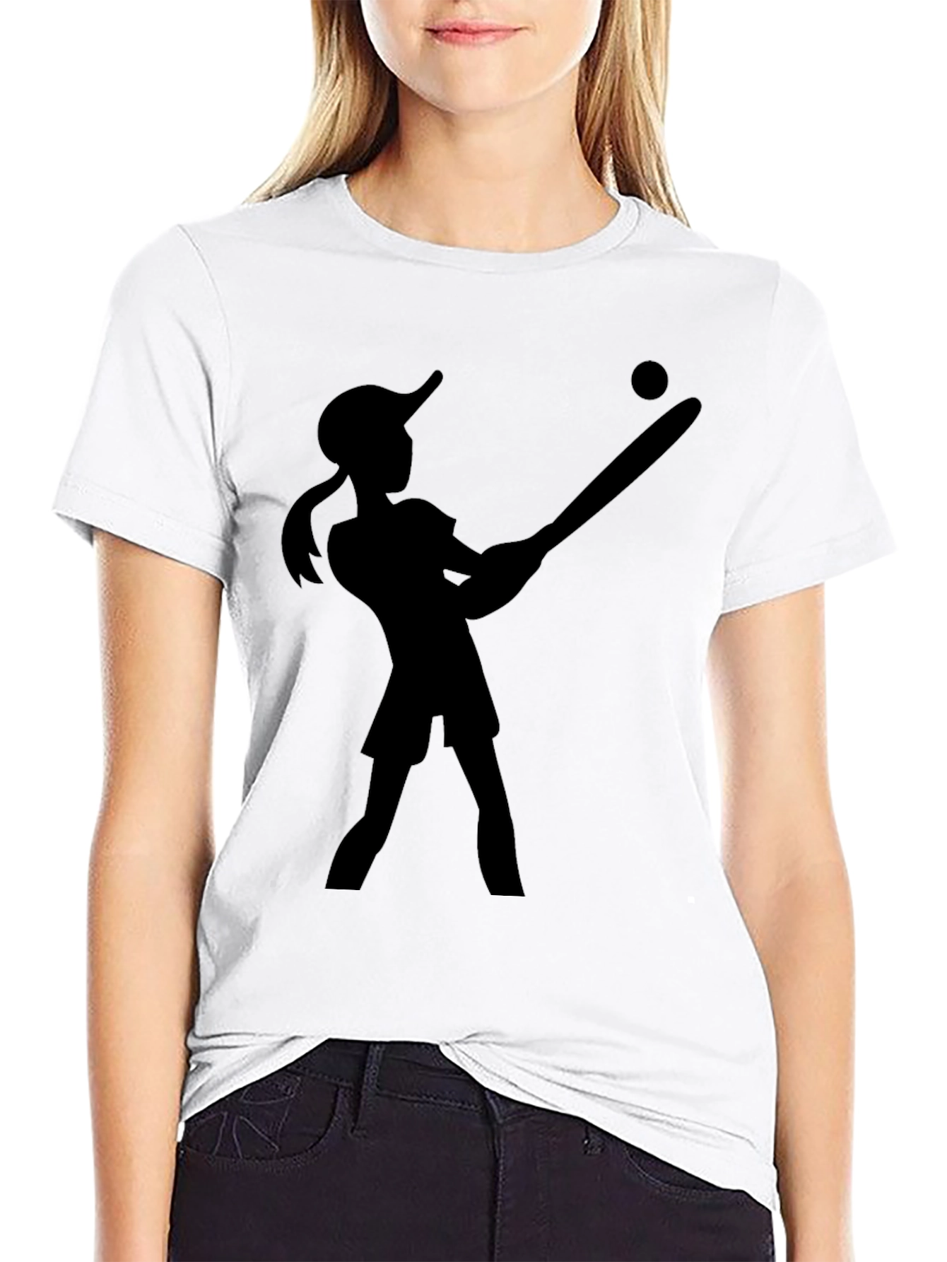 Silhouette Baseball T-Shirt