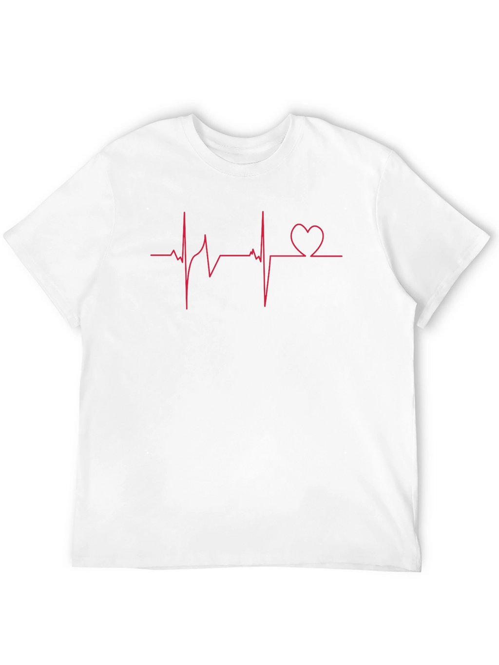 Heartbeat Love Graphic T-Shirt - Black