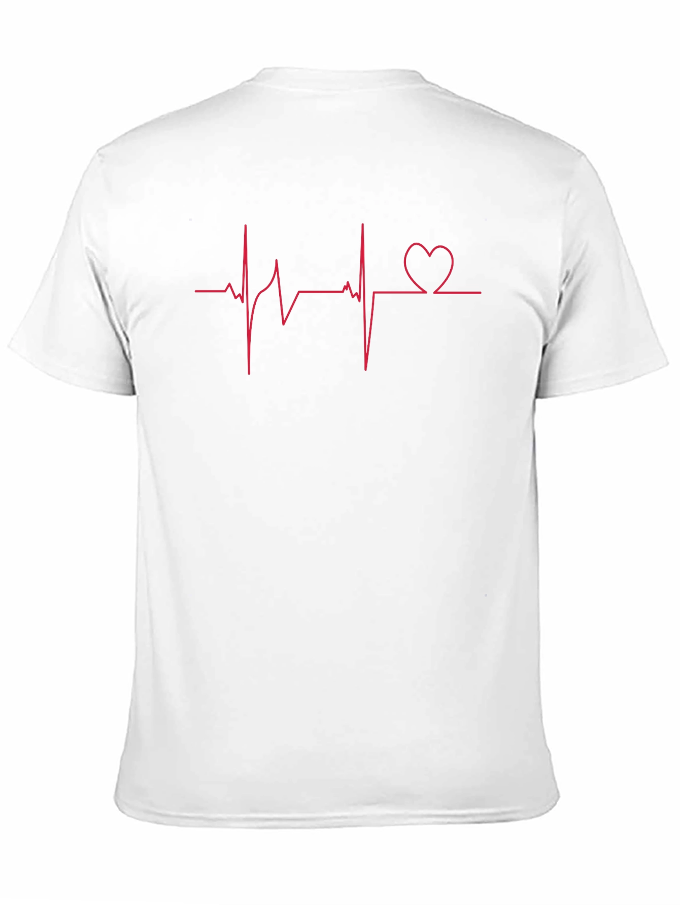 Heartbeat Love Graphic T-Shirt - Black