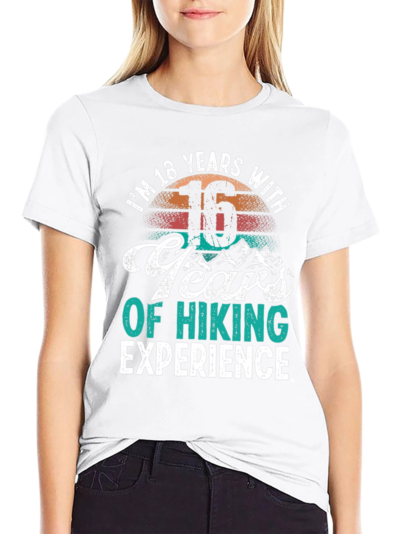Hiking Experience T-Shirt - 18 Years Old Gift