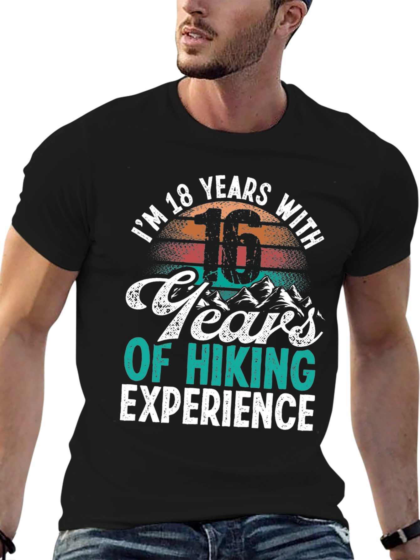 Hiking Experience T-Shirt - 18 Years Old Gift