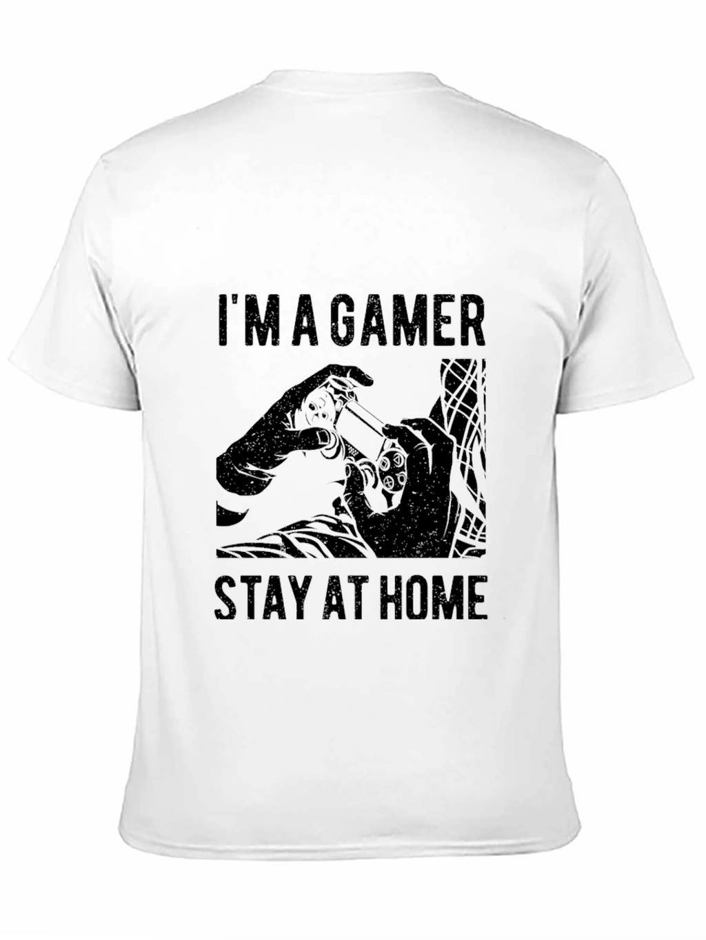 Im a Gamer Stay at Home Black Graphic Tee