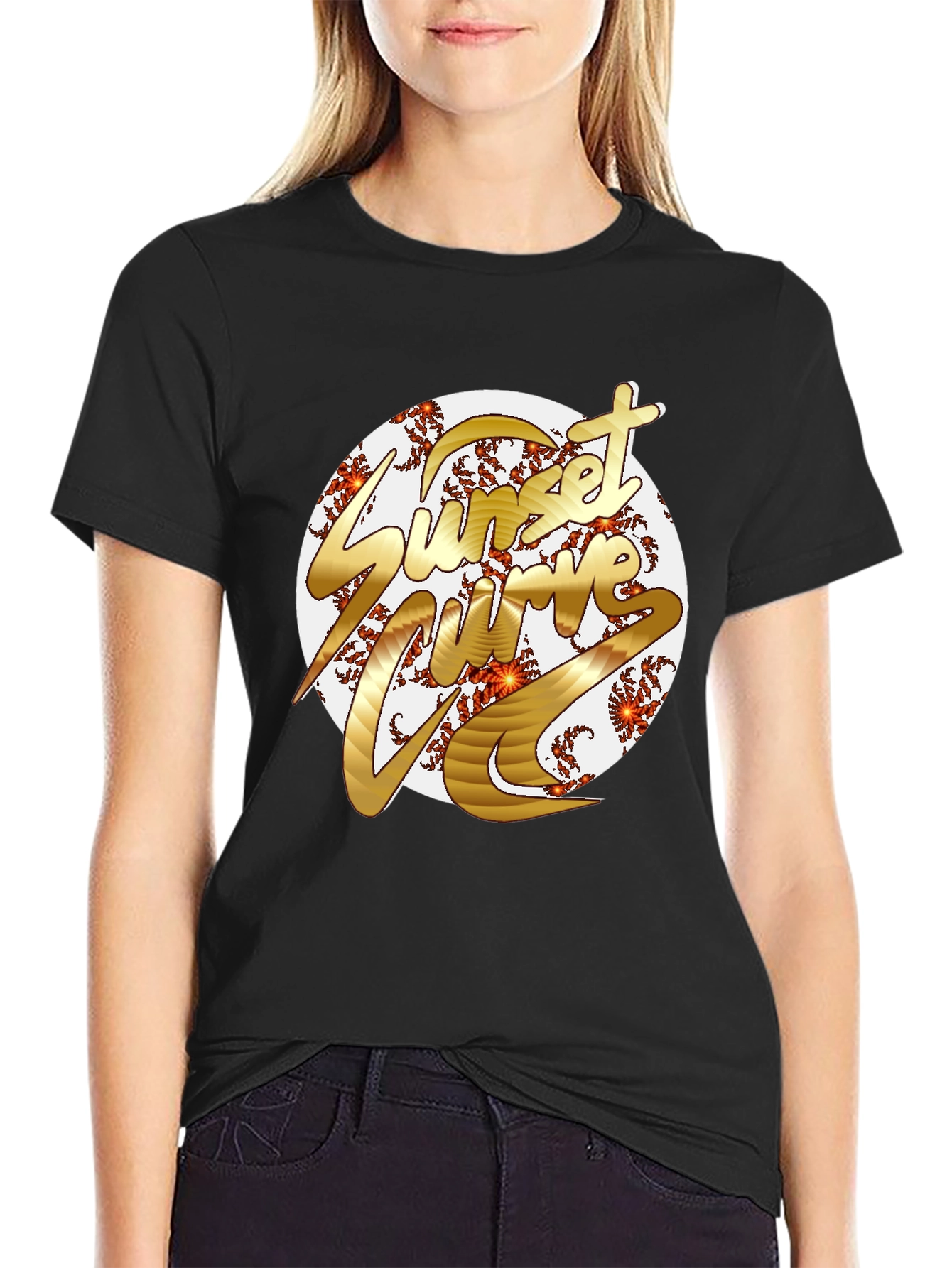 Sunset Curve Graphic T-Shirt