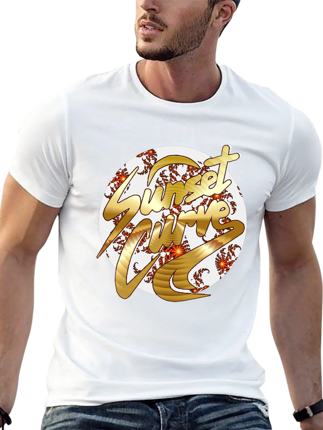 Sunset Curve Graphic T-Shirt