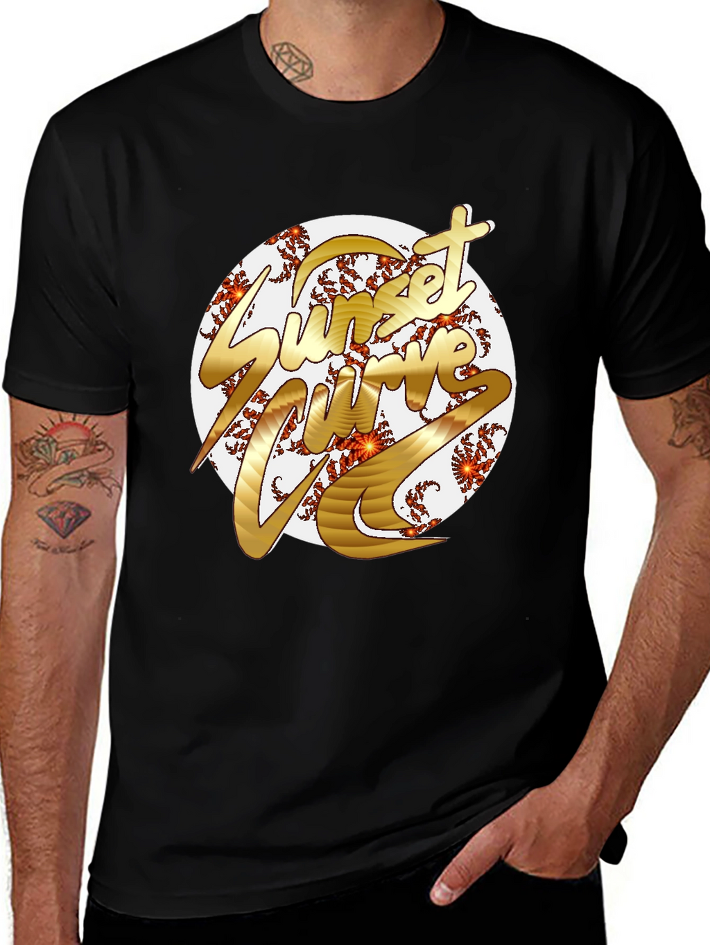 Sunset Curve Graphic T-Shirt