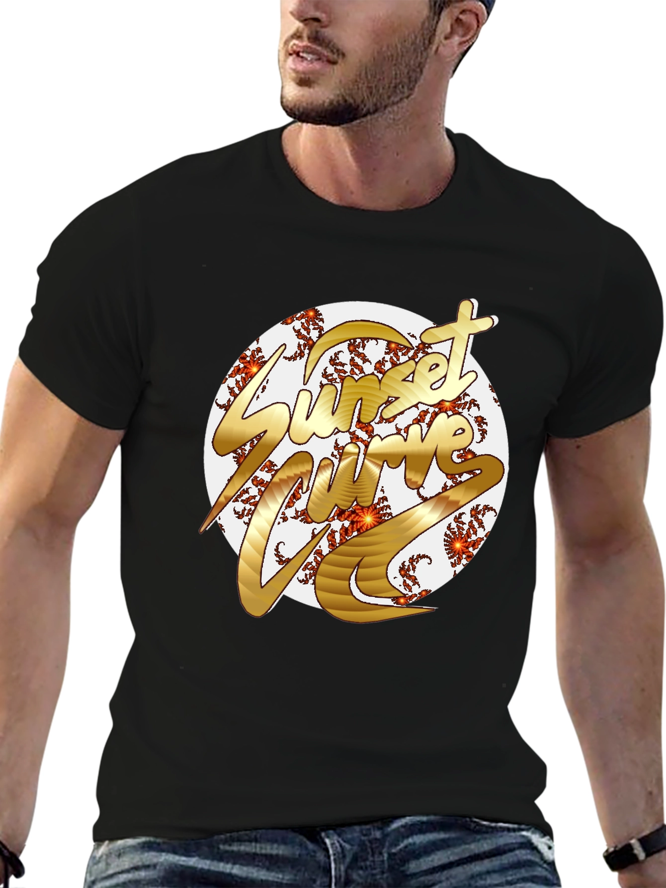 Sunset Curve Graphic T-Shirt
