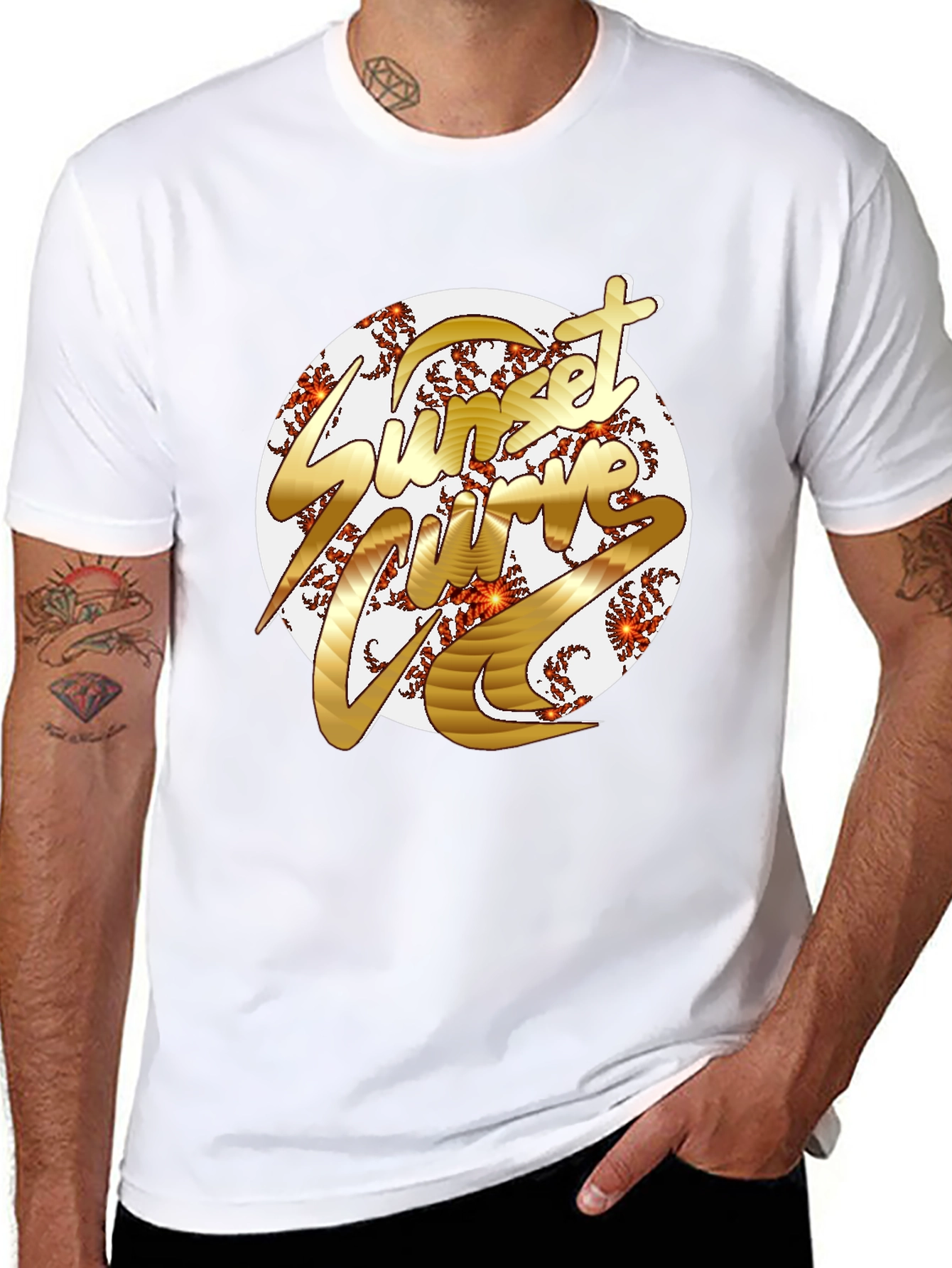 Sunset Curve Graphic T-Shirt