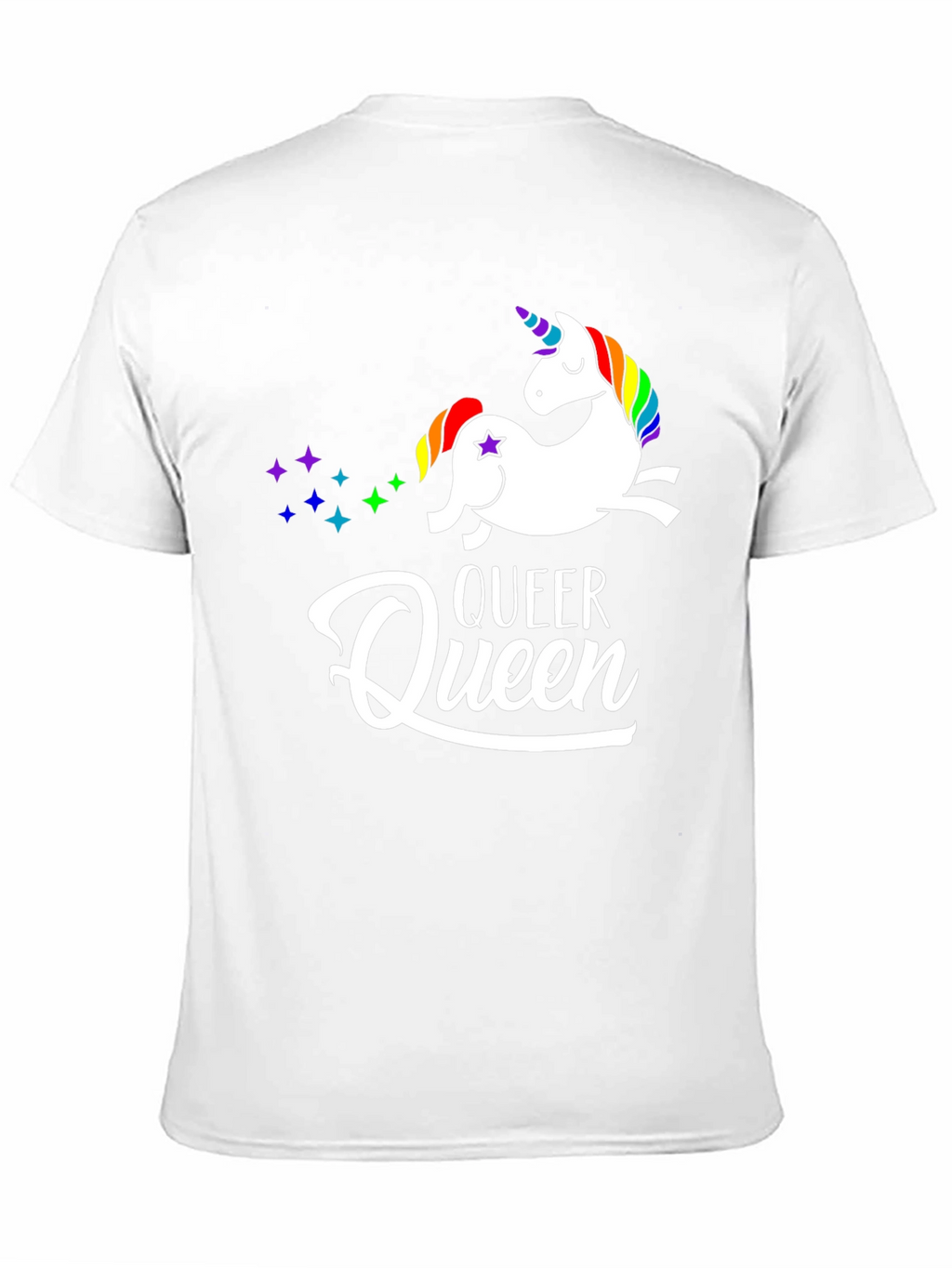 Queer Queen Unicorn Graphic T-Shirt