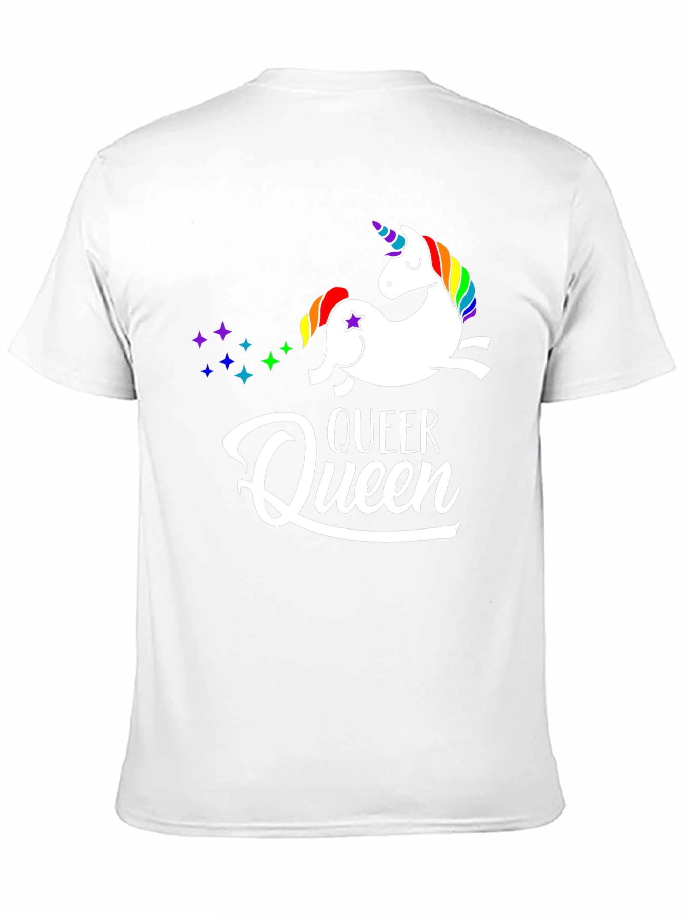 Queer Queen Unicorn Graphic T-Shirt