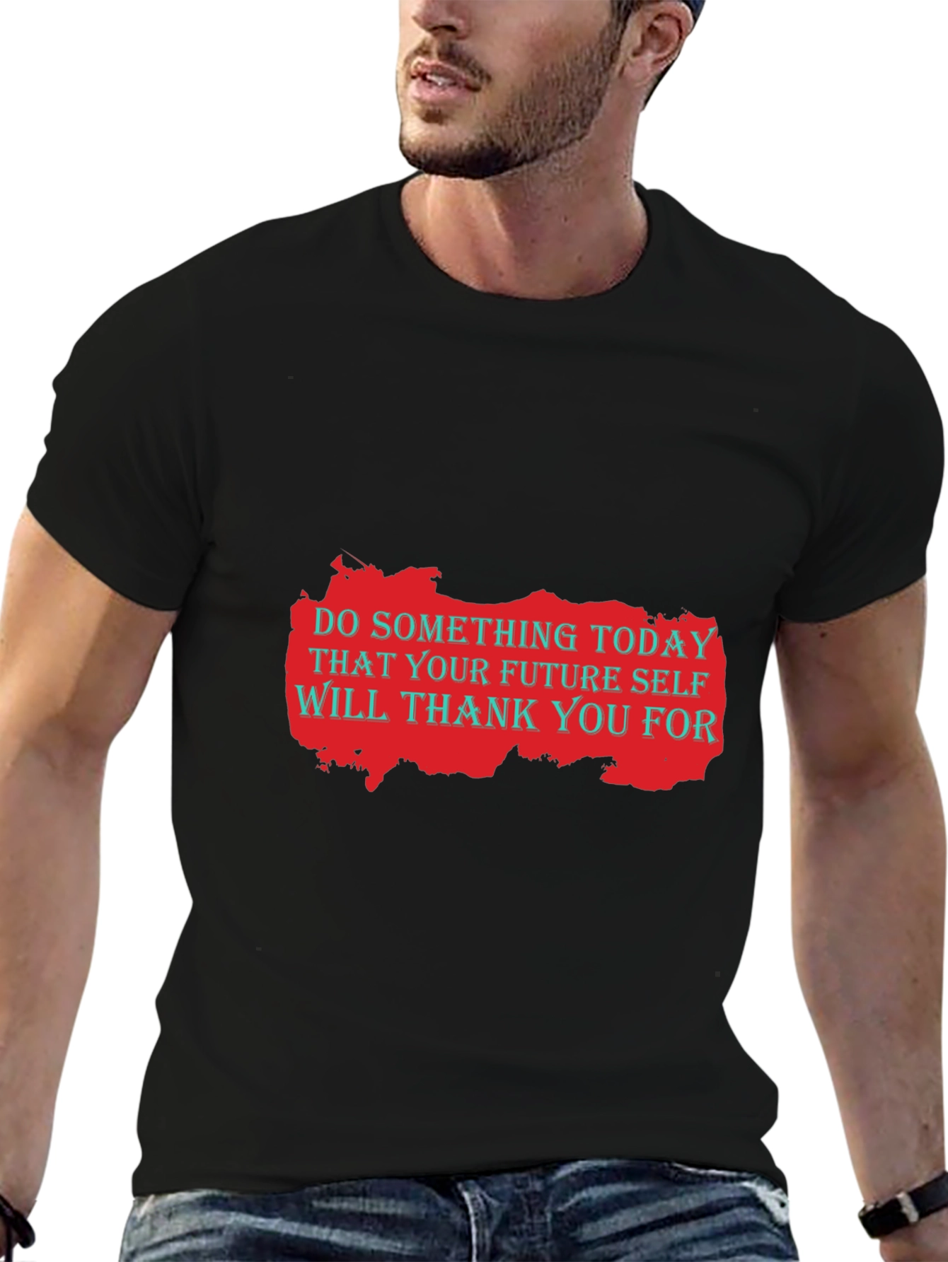 Motivational Graphic T-Shirt: Do Something Today