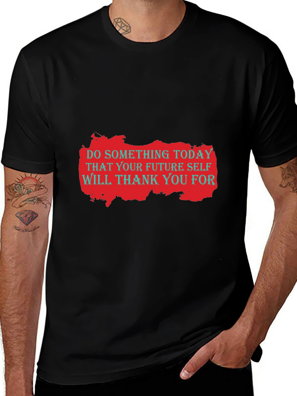 Motivational Graphic T-Shirt: Do Something Today