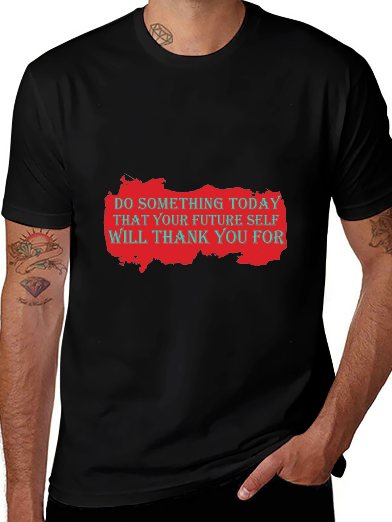 Motivational Graphic T-Shirt: Do Something Today