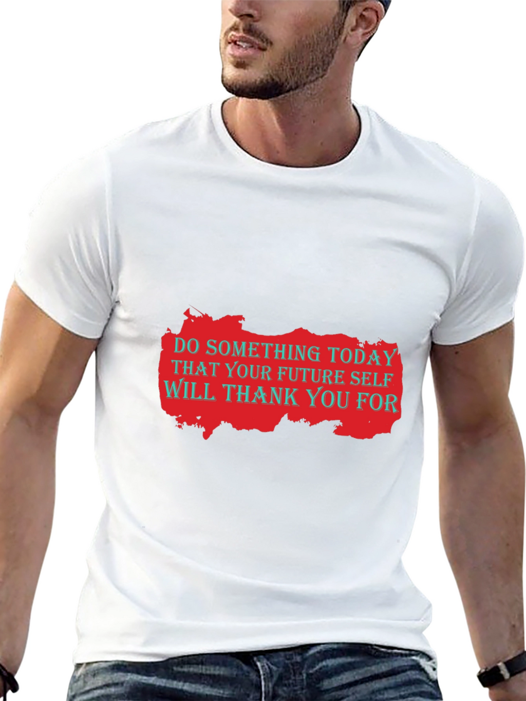 Motivational Graphic T-Shirt: Do Something Today
