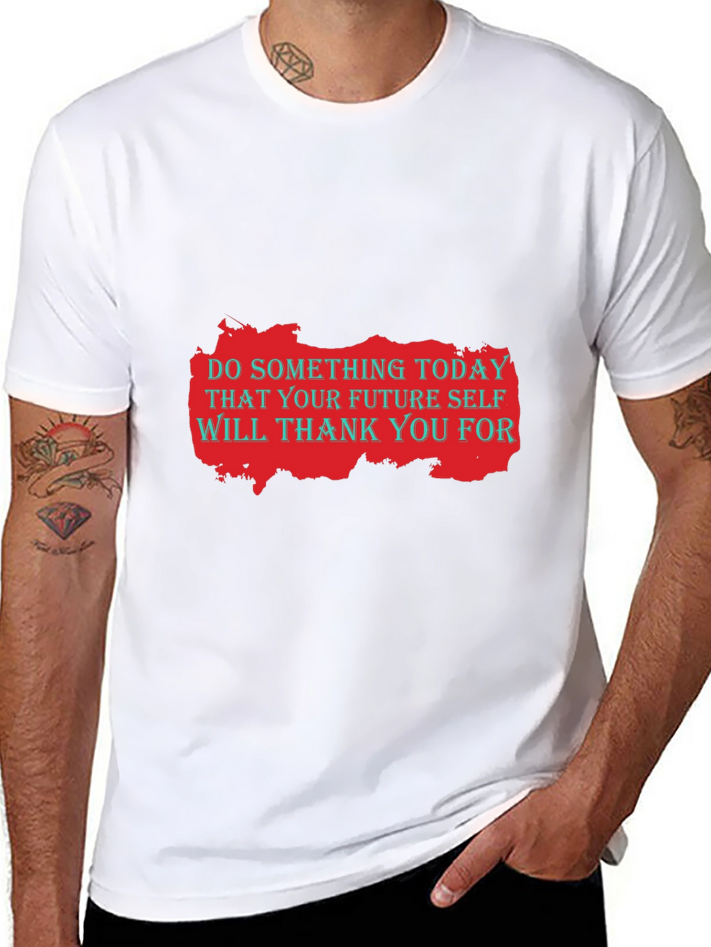 Motivational Graphic T-Shirt: Do Something Today