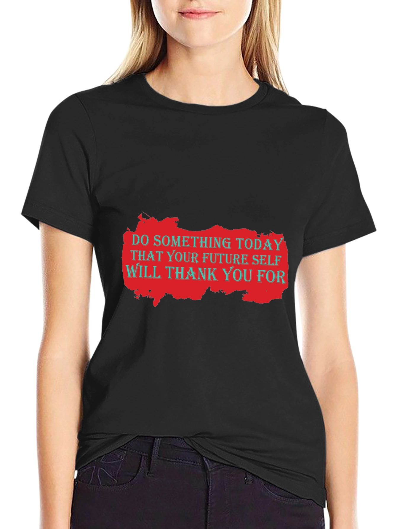Motivational Graphic T-Shirt: Do Something Today