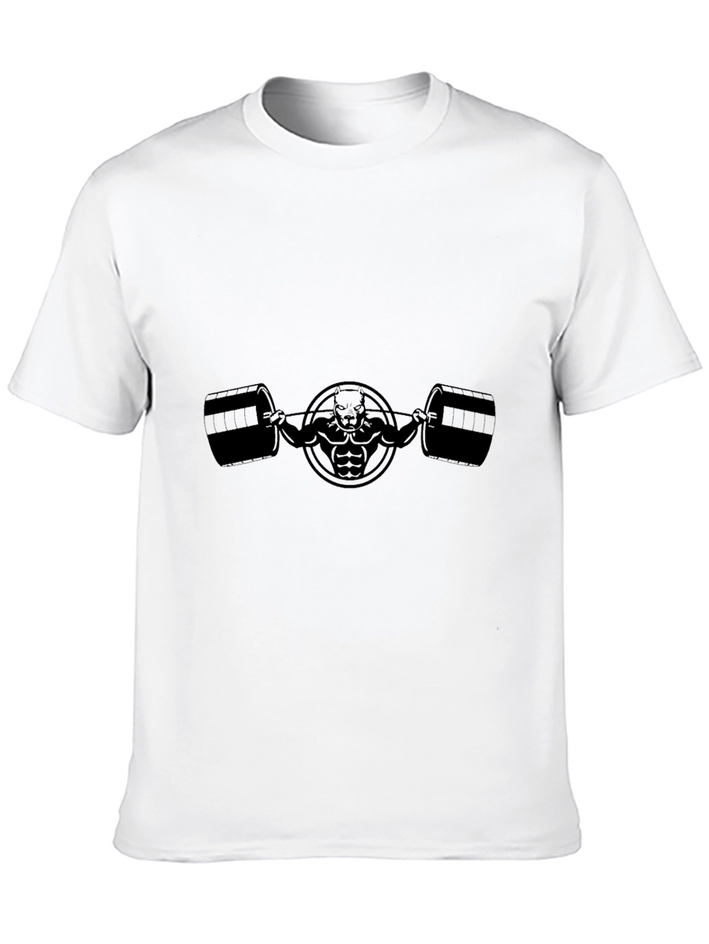 Mens Black Workout Graphic Tee